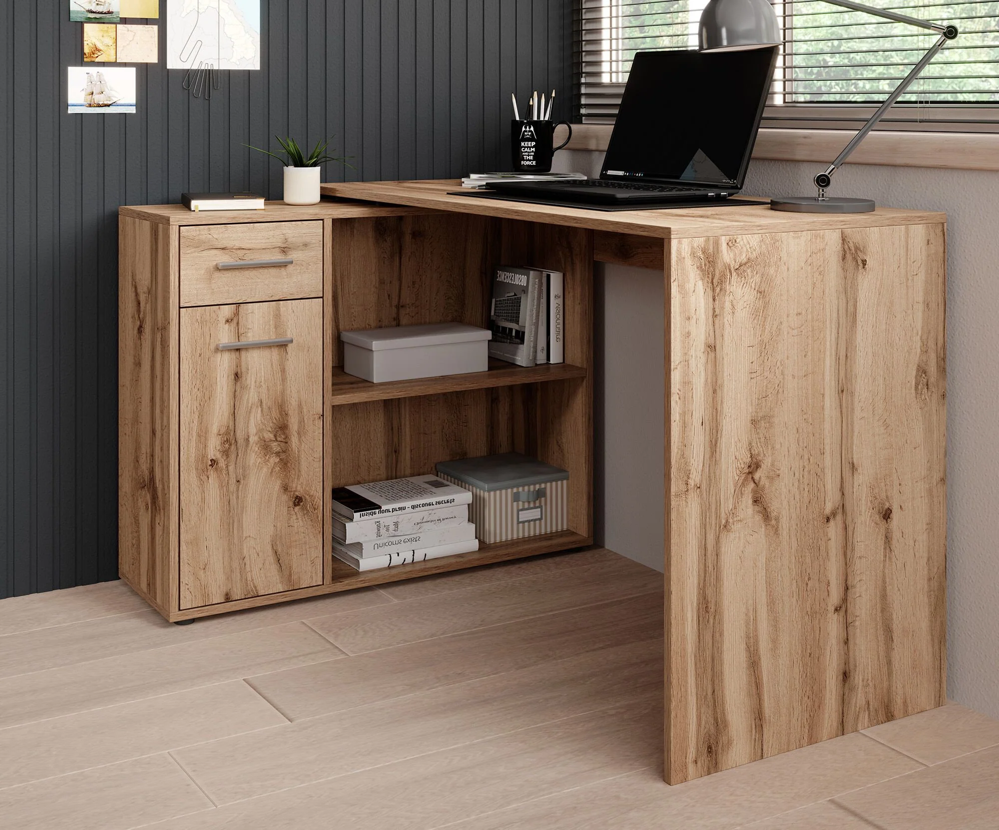 Nomi - Bureau - Eiken - 120x92 cm - Image 8