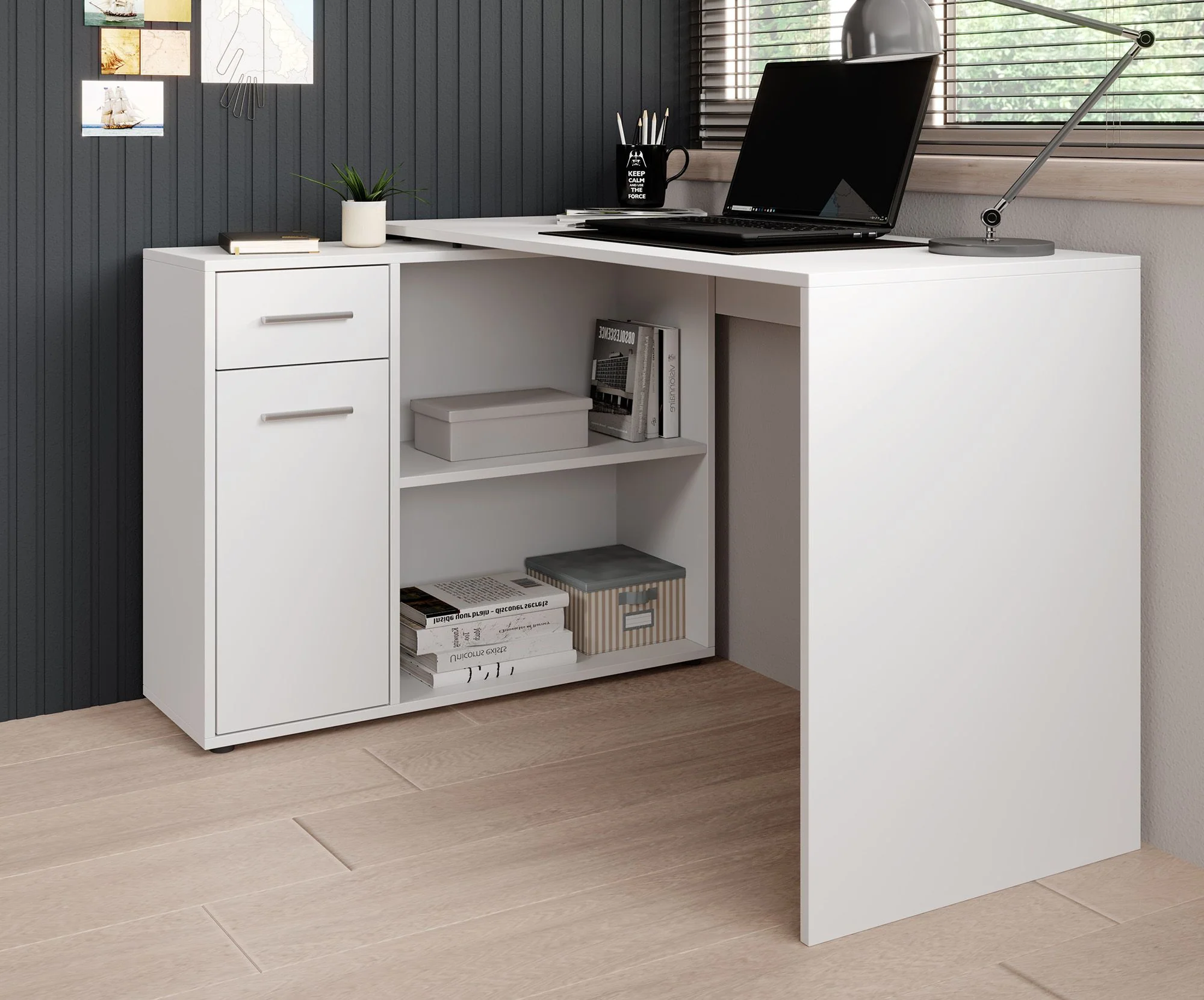 Nomi - Bureau - Wit - 120x92 cm - Image 4