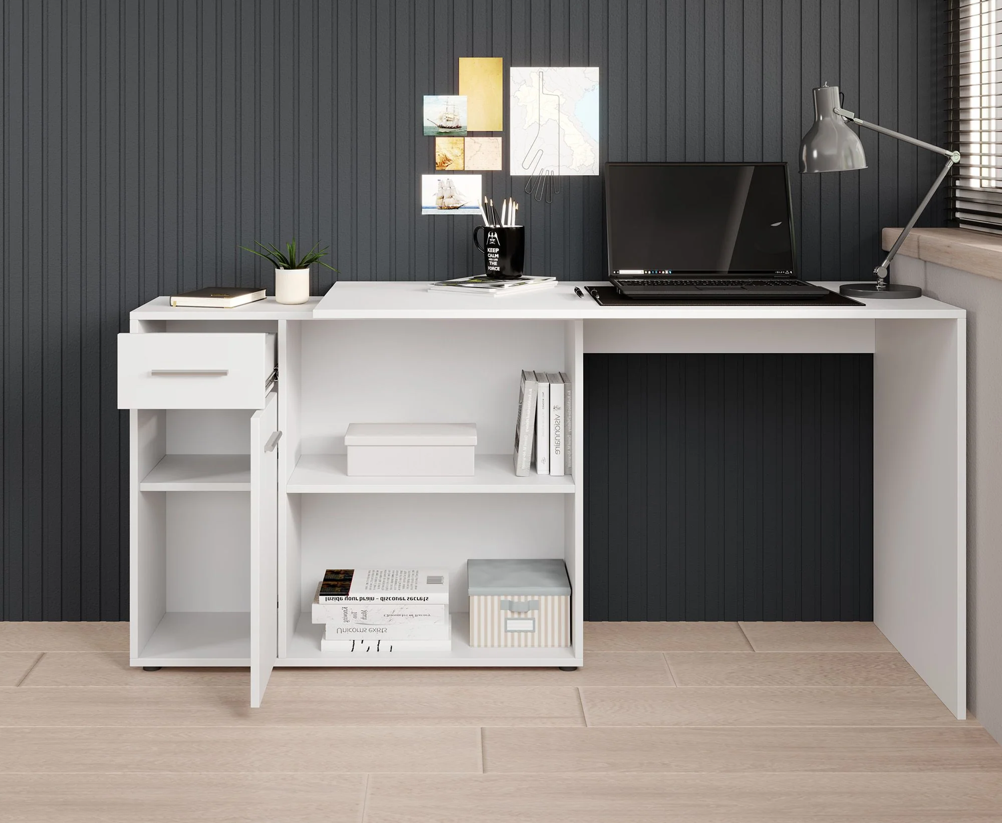 Nomi - Bureau - Wit - 120x92 cm - Image 5
