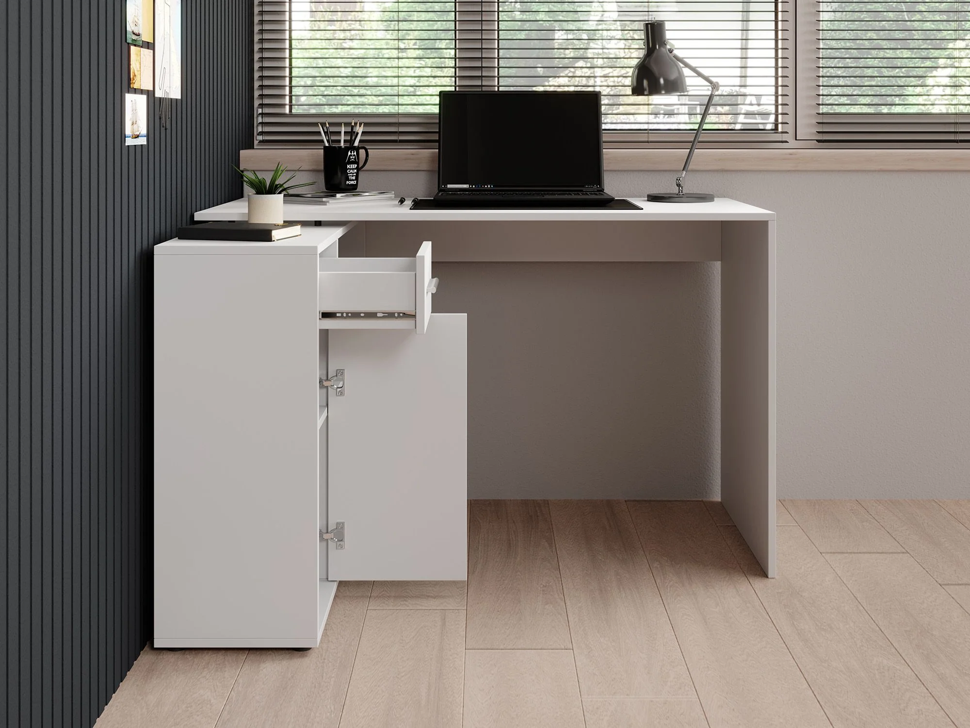 Nomi - Bureau - Wit - 120x92 cm - Image 6