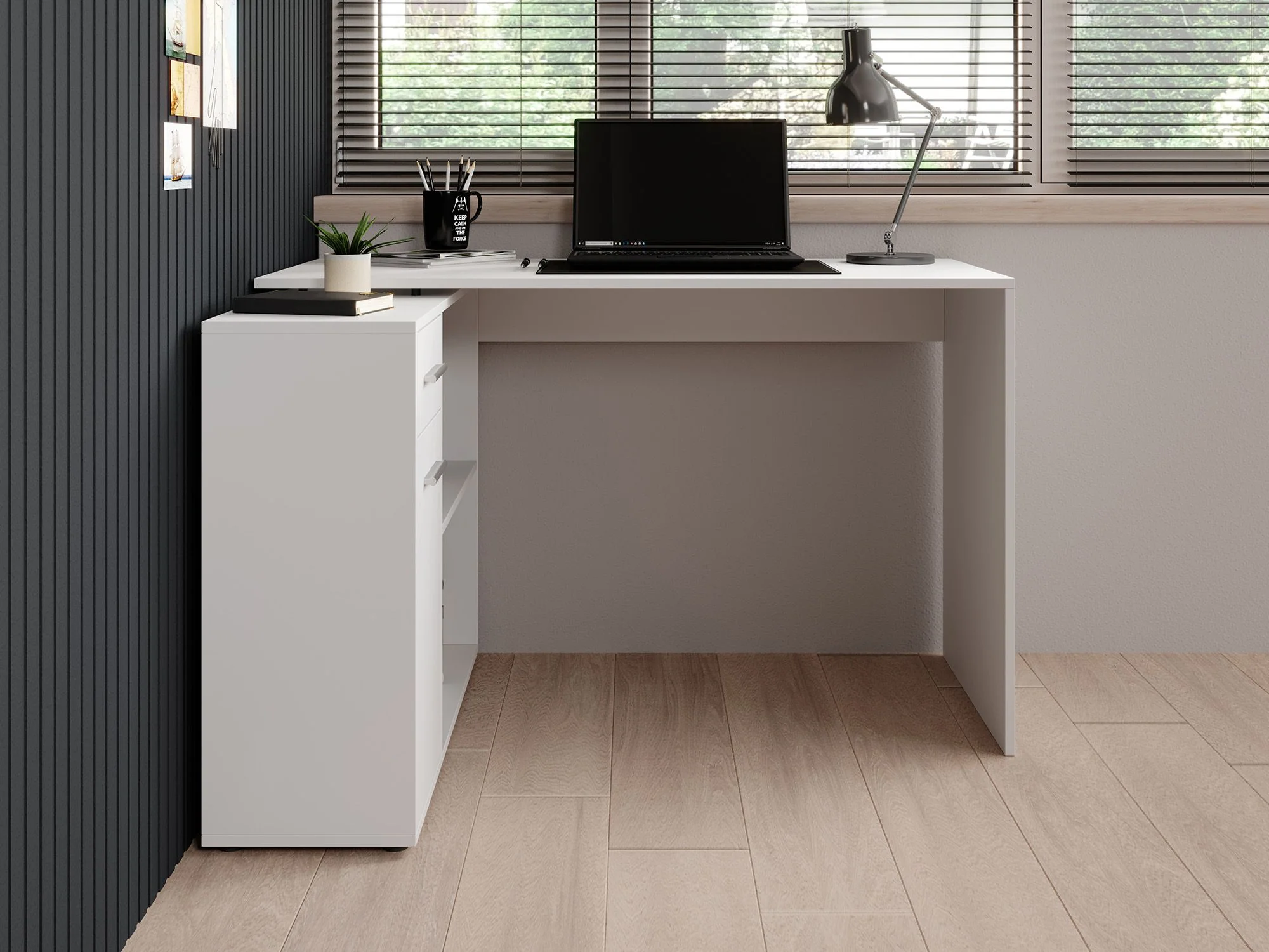 Nomi - Bureau - Wit - 120x92 cm - Image 8
