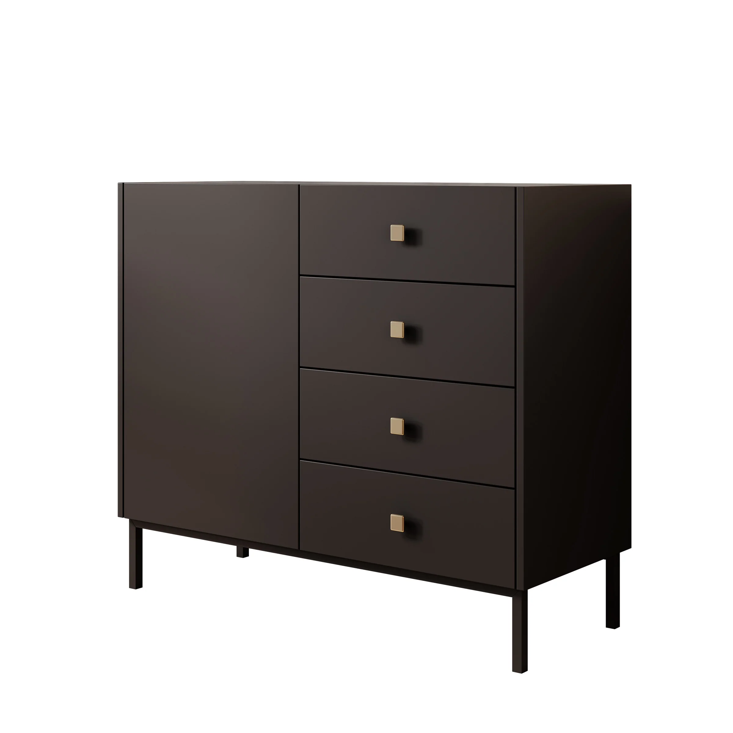 Norment - Dressoir - Zwart - 100x39x85 cm - Image 6