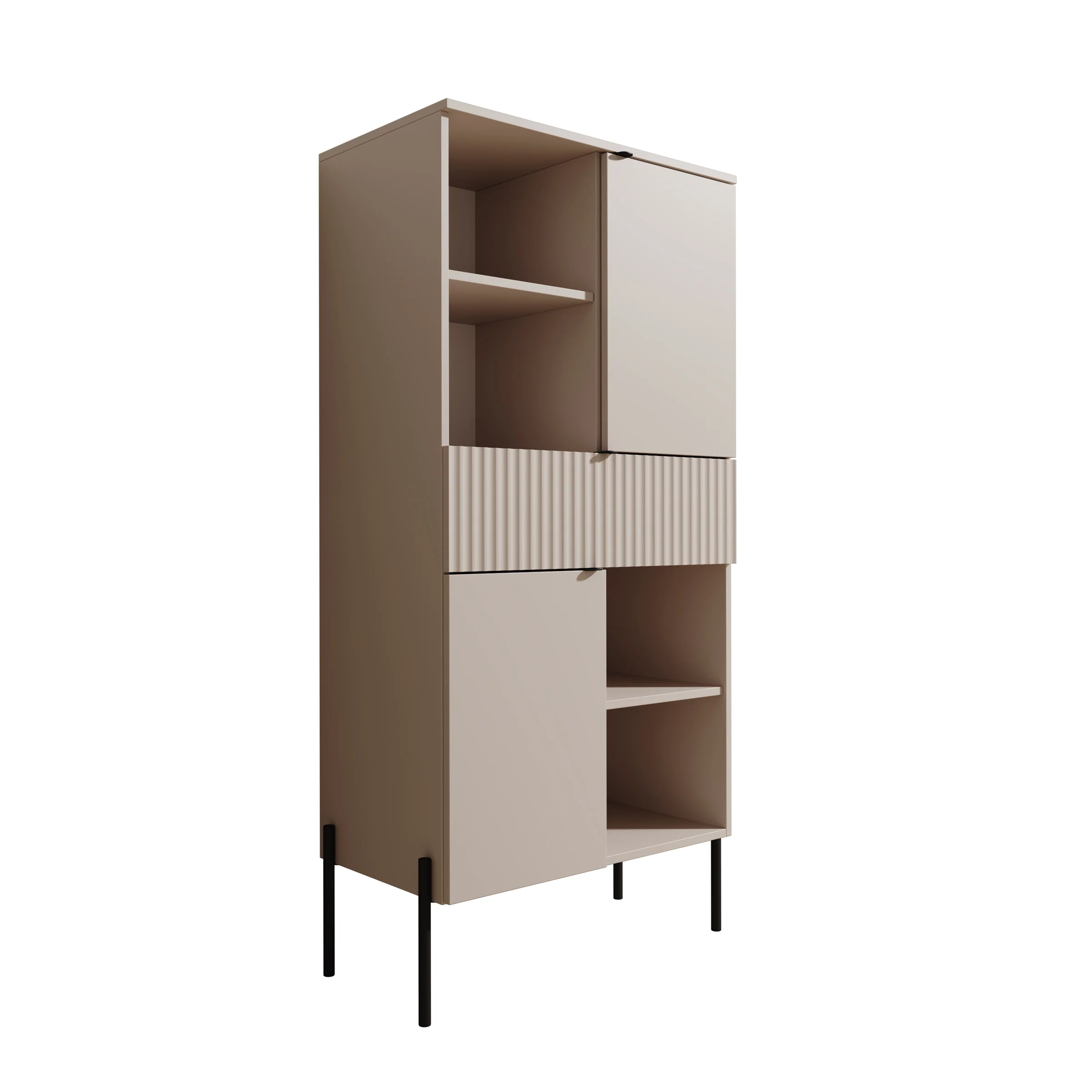 Oriya - Boekenkast - Beige - 70x40x150 cm - Image 6