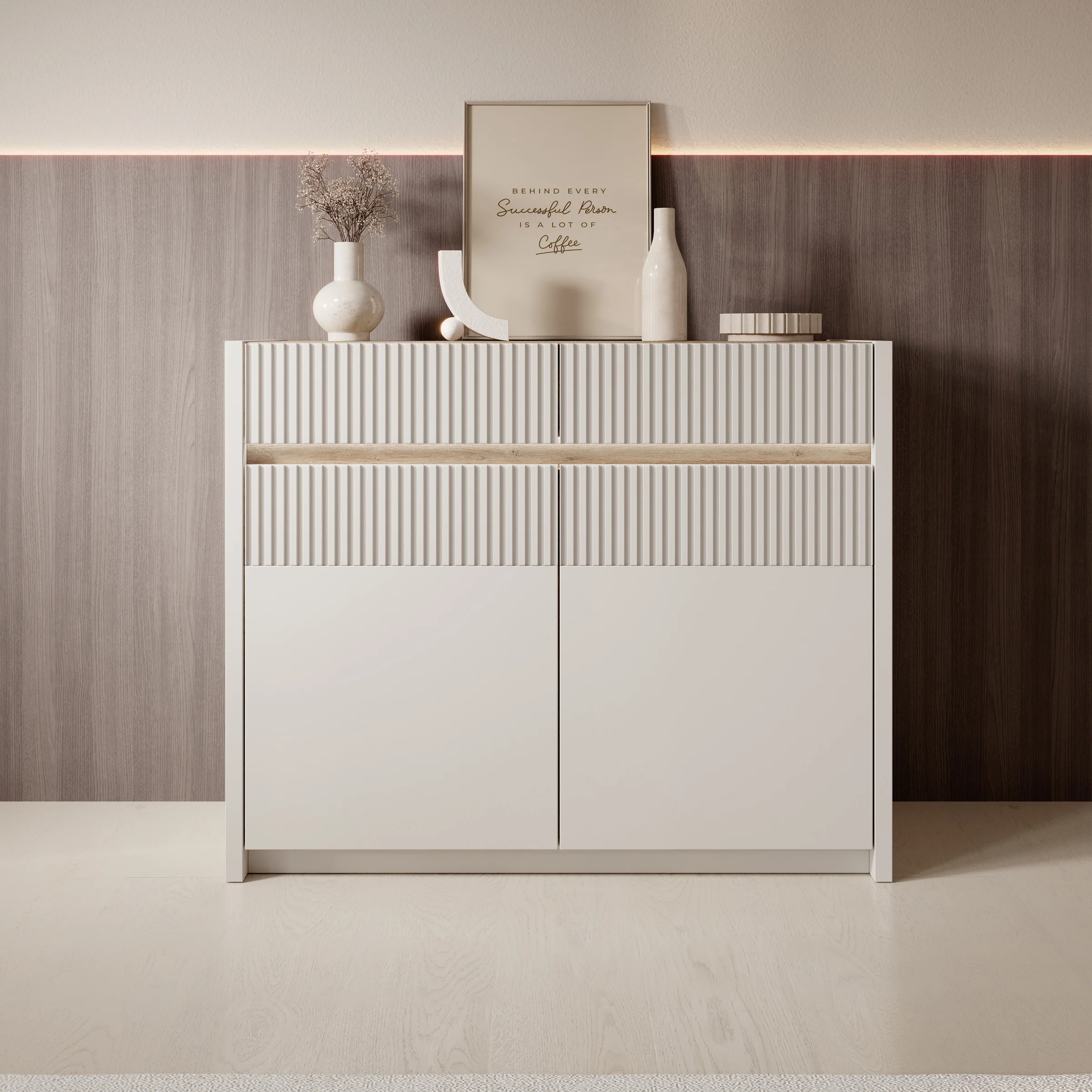 Orlano - Dressoir - Beige - 105x42x86 cm - Image 3