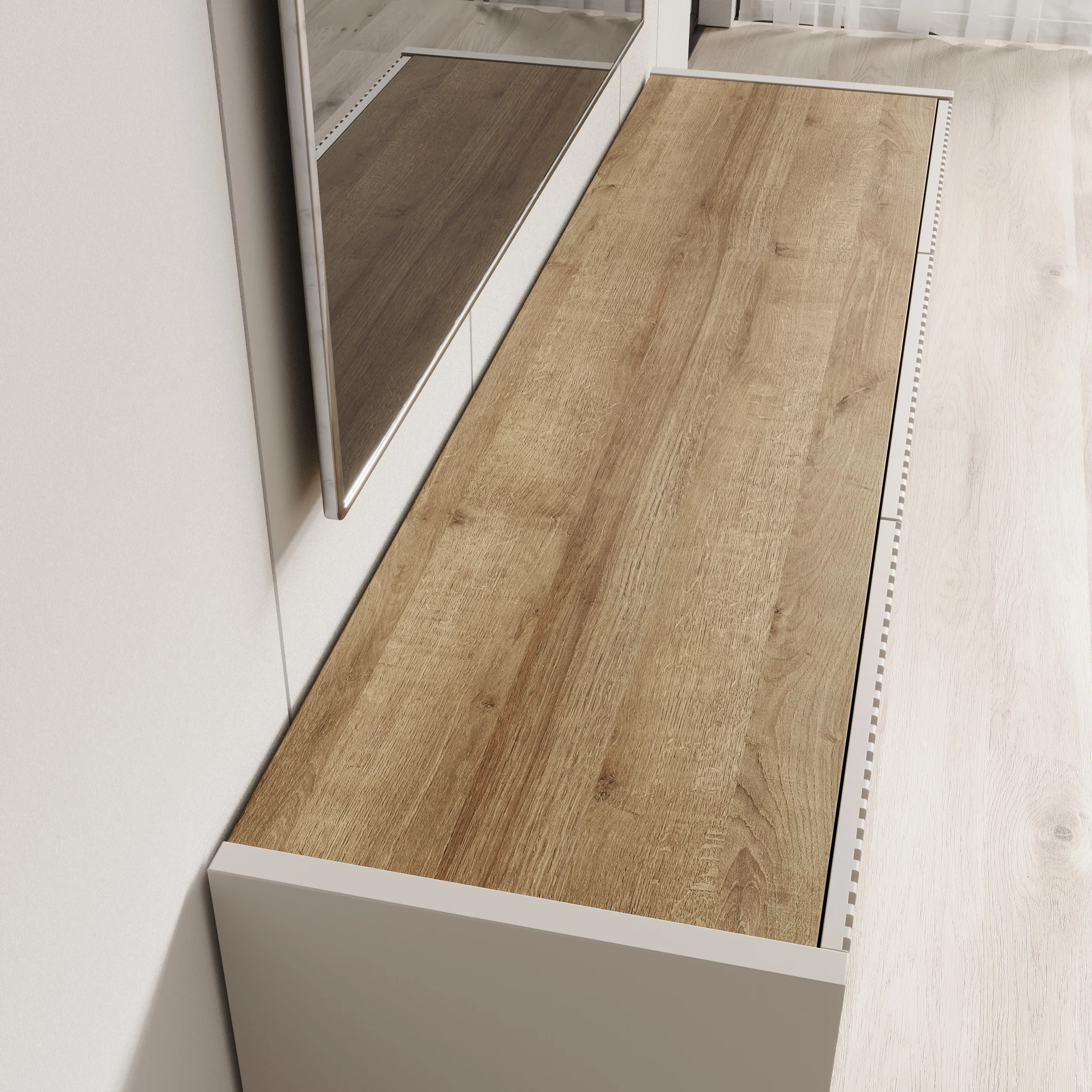 Orlano - TV-Meubel - Beige - 160x42x51 cm - Image 5