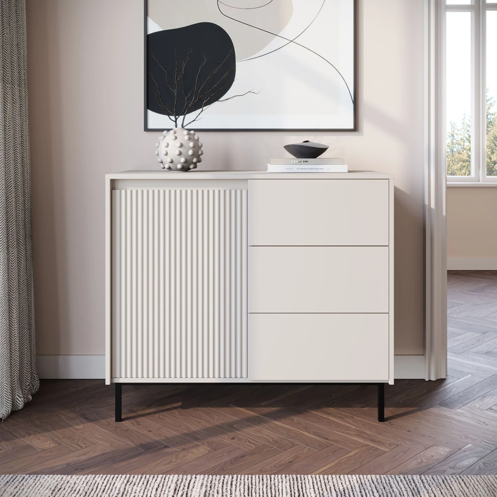Orvana - Dressoir - Beige - 103x50x90 cm - Image 2