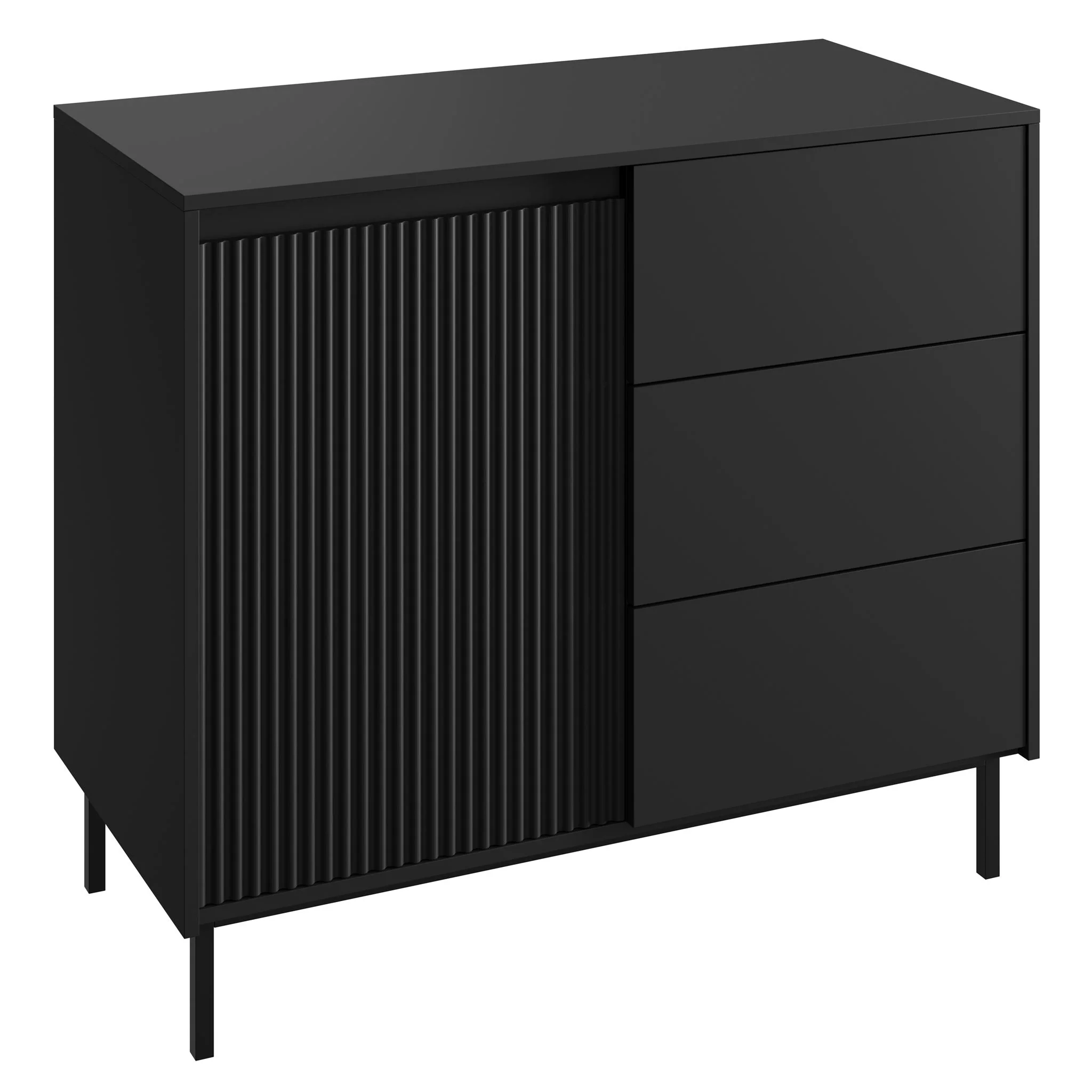 Orvana - Dressoir - Zwart - 103x50x90 cm - Image 6