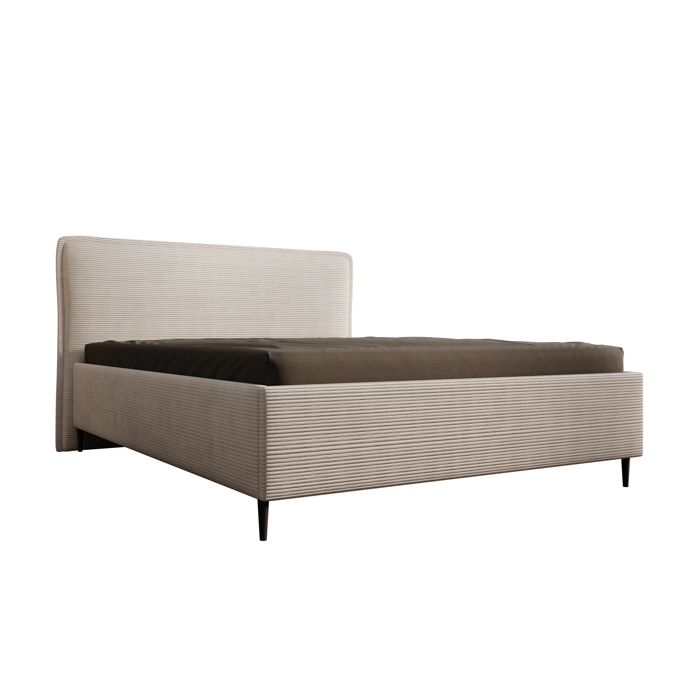 Palawan - Tweepersoonsbed - Ribstof beige - 160x200 cm - Image 5