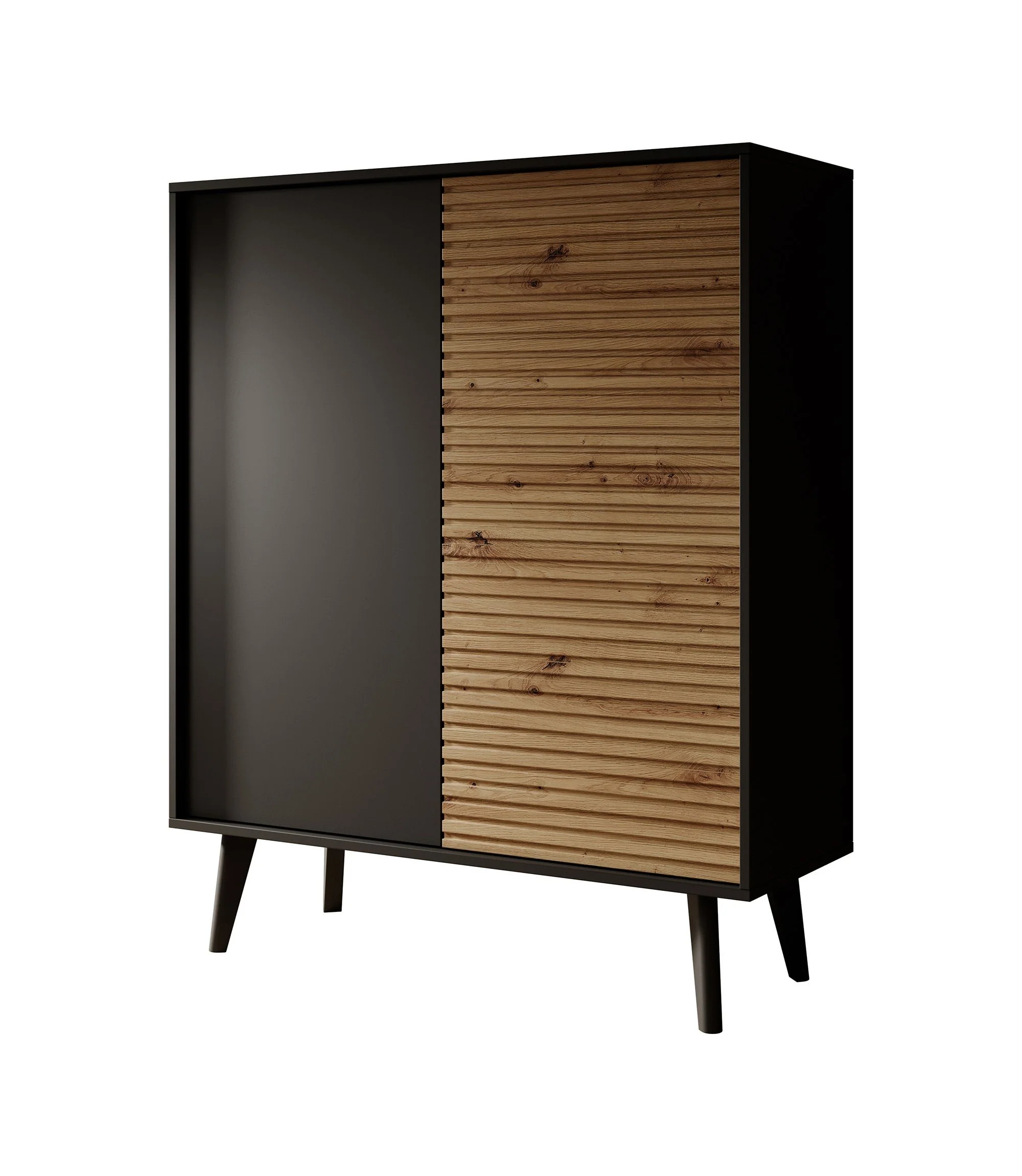 Palladium 2 - Dressoir - Eiken/zwart - 104x39x125 cm - Image 6