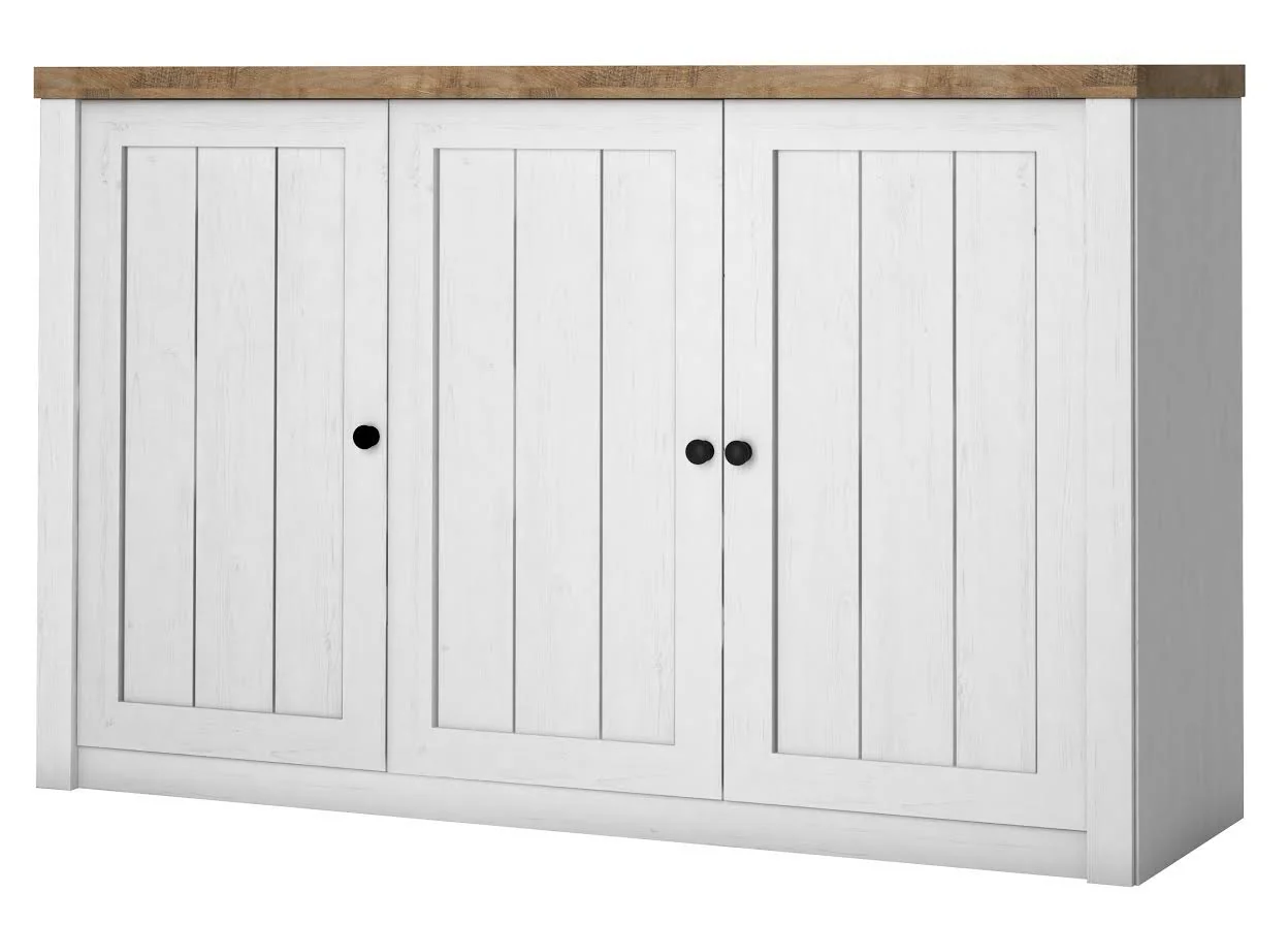 Parello 4 - Dressoir - Wit/eiken - 130x43x88 cm - Image 6