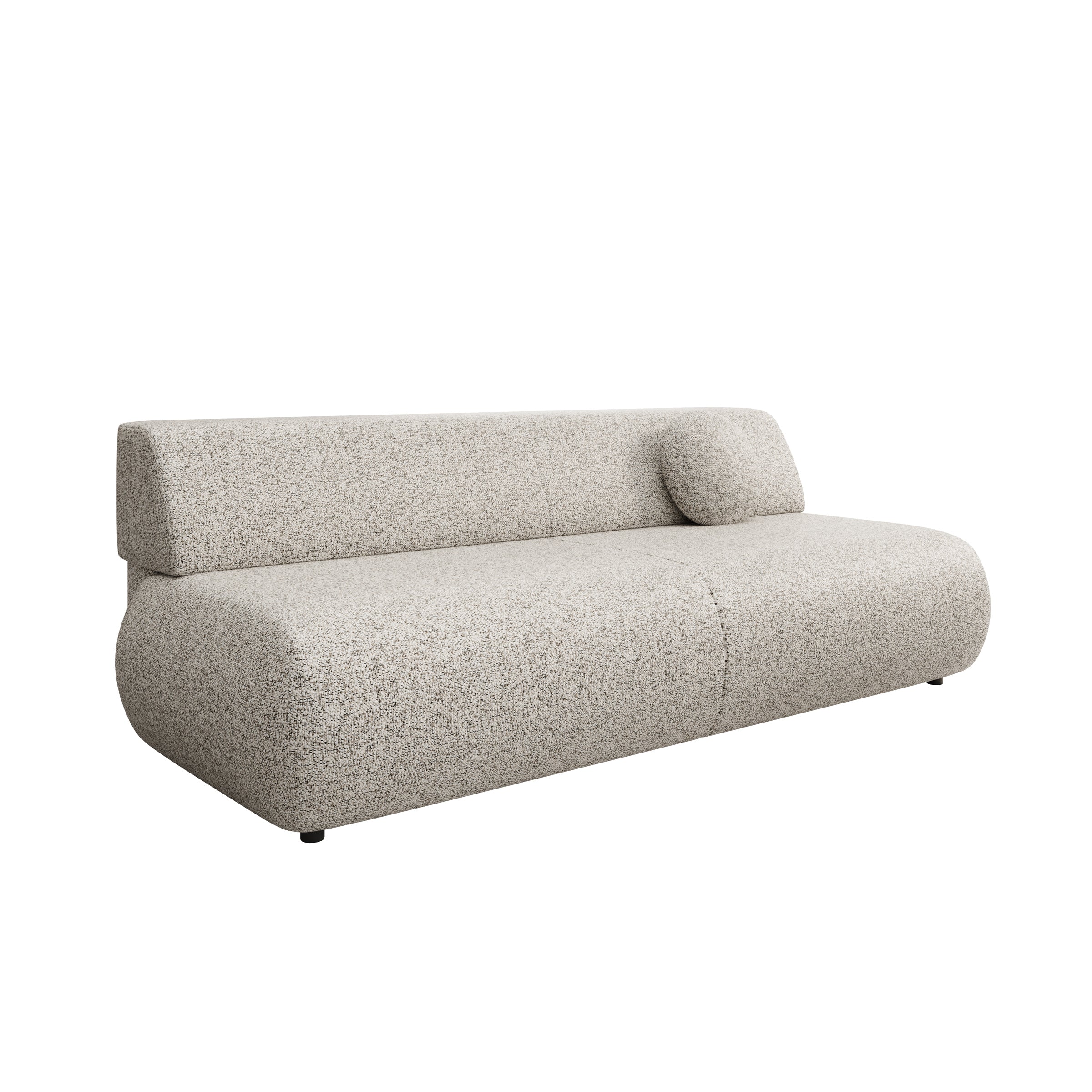Pavolino - Slaapbank - Stof grijs - 214x100x74 cm - Image 7