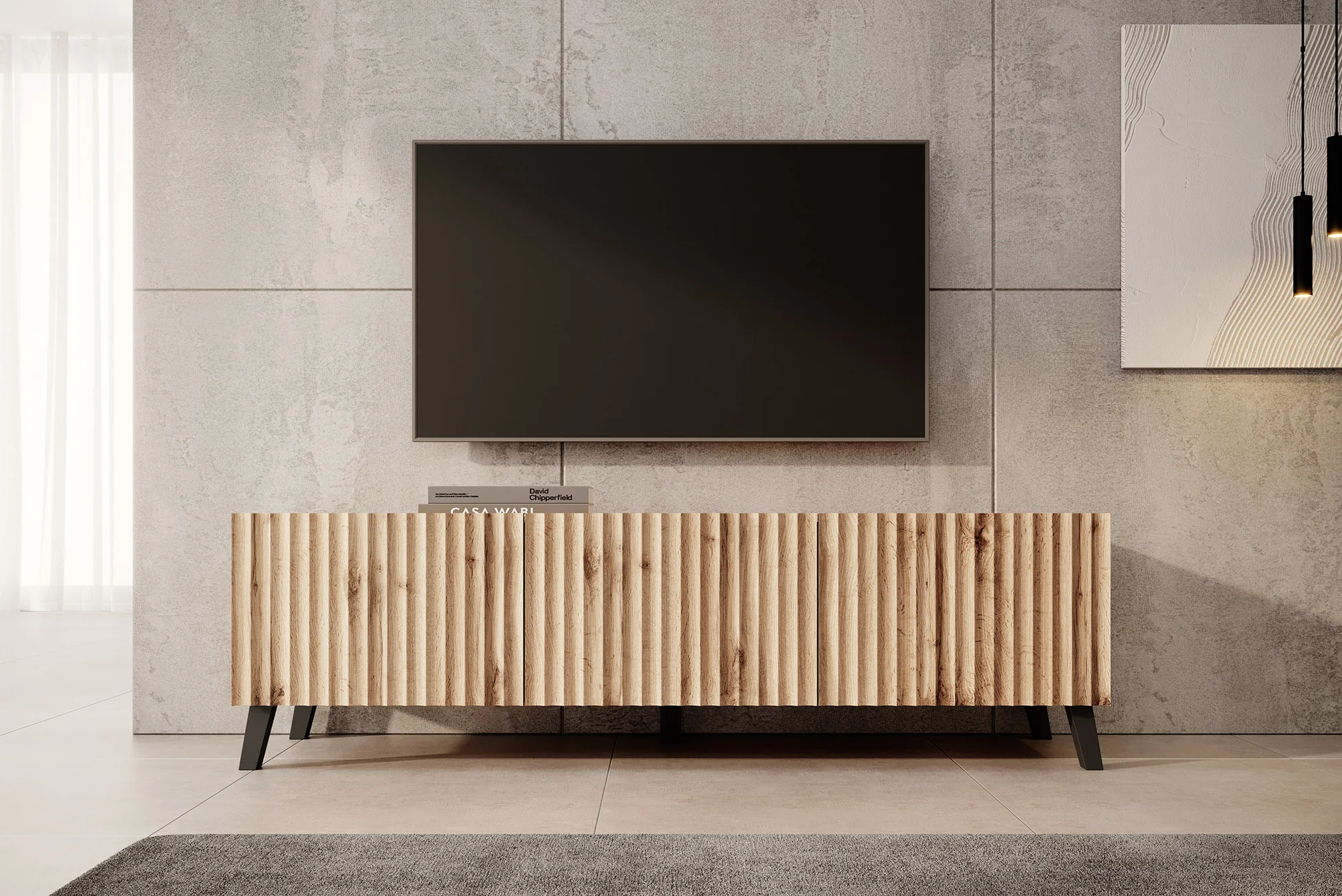 Pepinos 2 - TV-Meubel - Eiken - 150x42x44 cm - Image 3