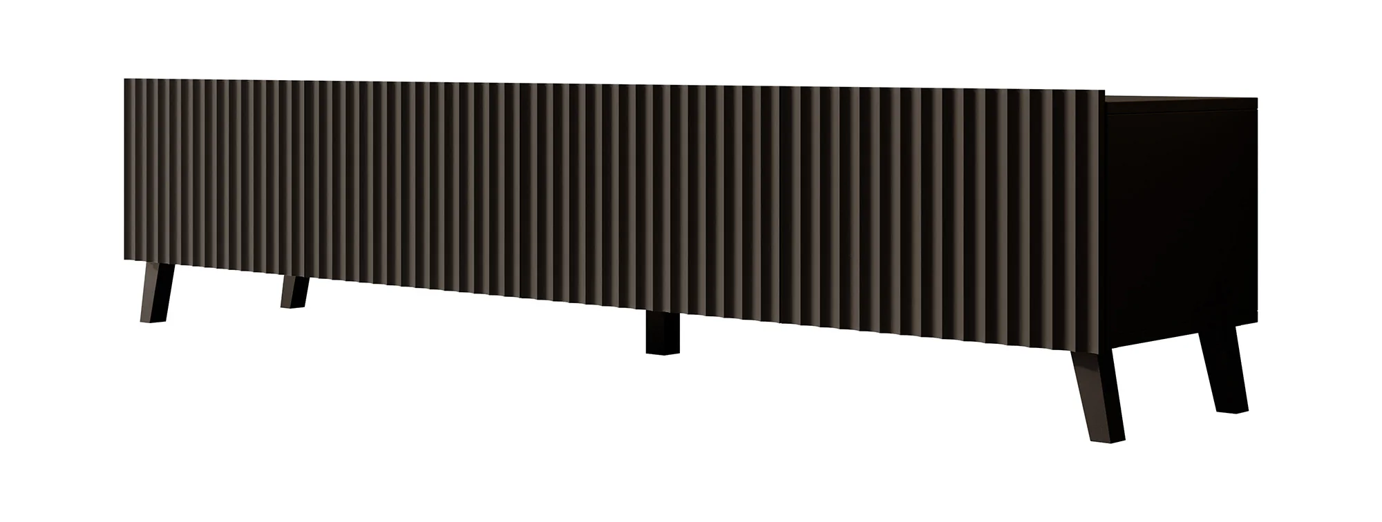 Pepinos 2 - TV-Meubel - Mat zwart - 200x42x44 cm - Image 6