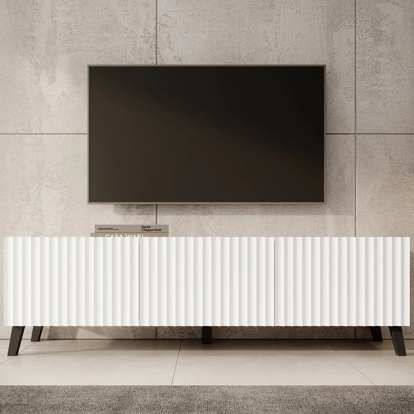 Pepinos 2 - TV-Meubel - Wit - 150x42x44 cm - Image 3