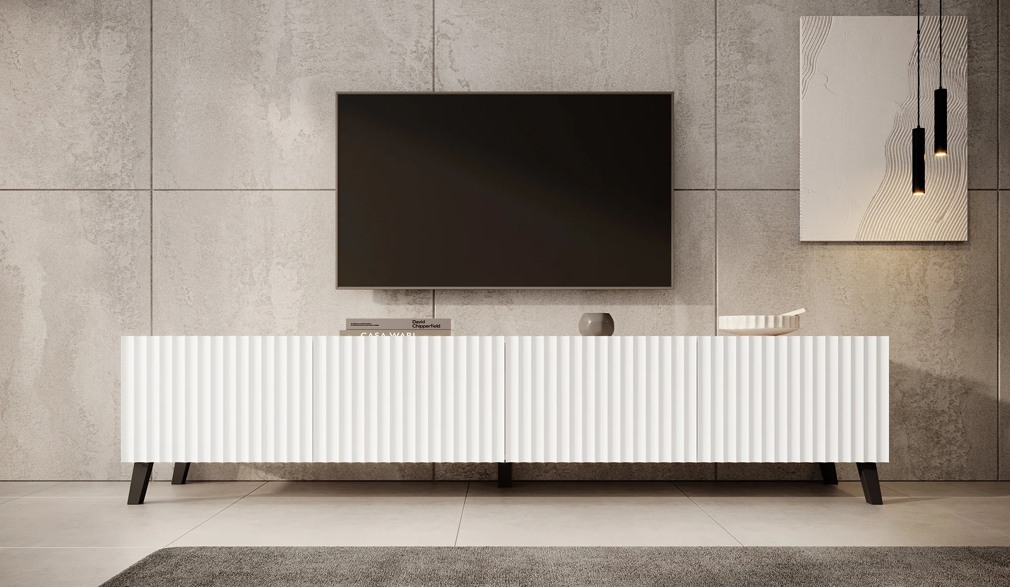 Pepinos 2 - TV-Meubel - Wit - 200x42x44 cm - Image 3