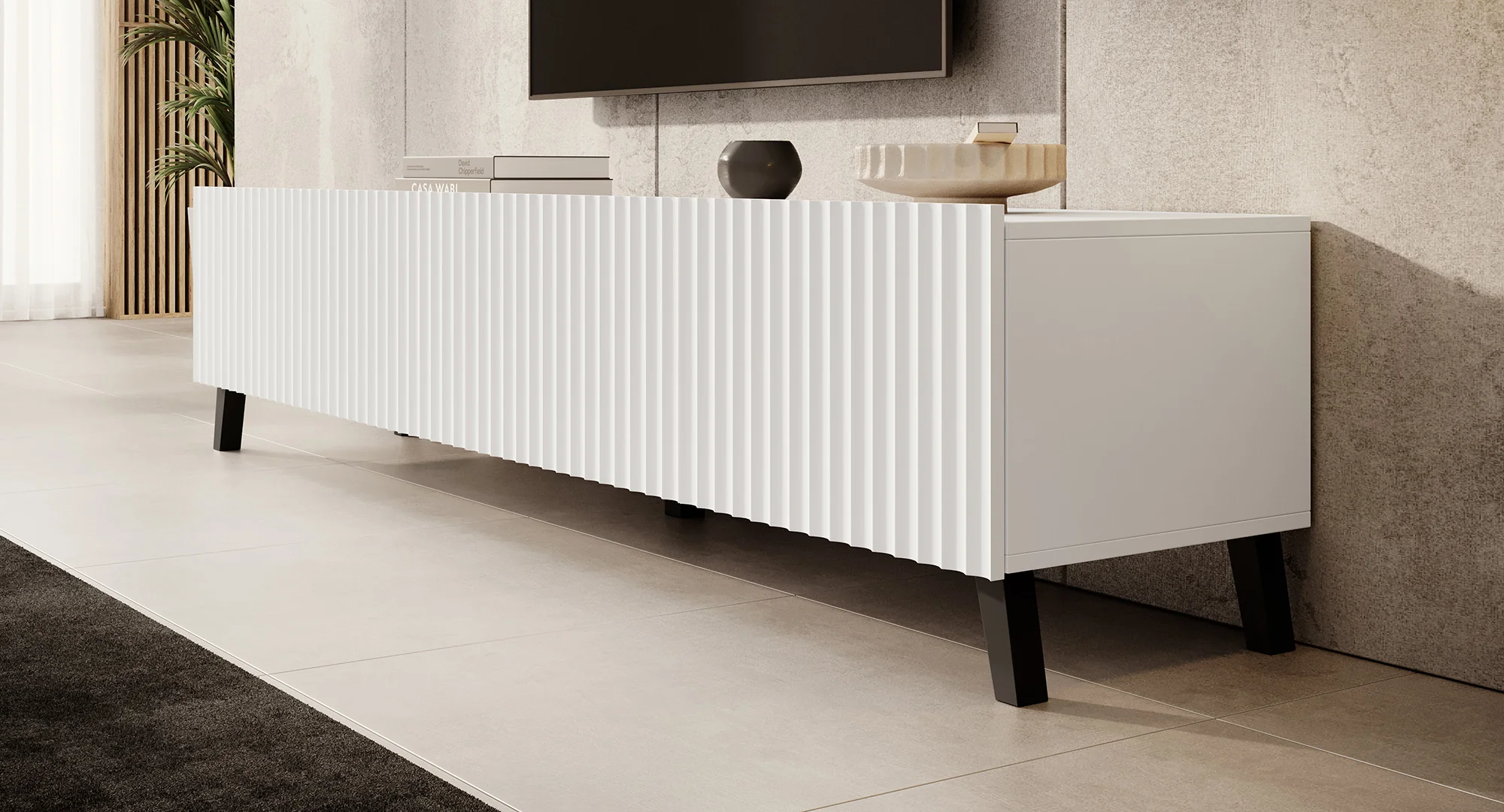 Pepinos 2 - TV-Meubel - Wit - 200x42x44 cm - Image 4
