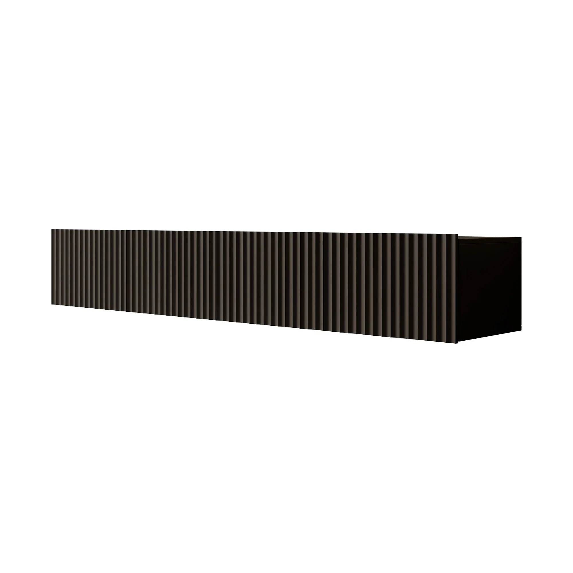 Pepinos - TV-Meubel - Mat zwart - 200x42x33 cm - Image 6