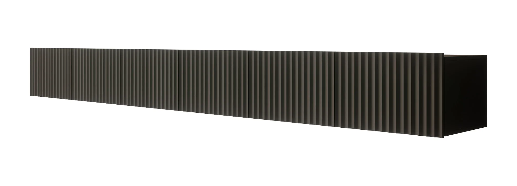 Pepinos - TV-Meubel - Mat zwart - 300x42x33 cm - Image 6