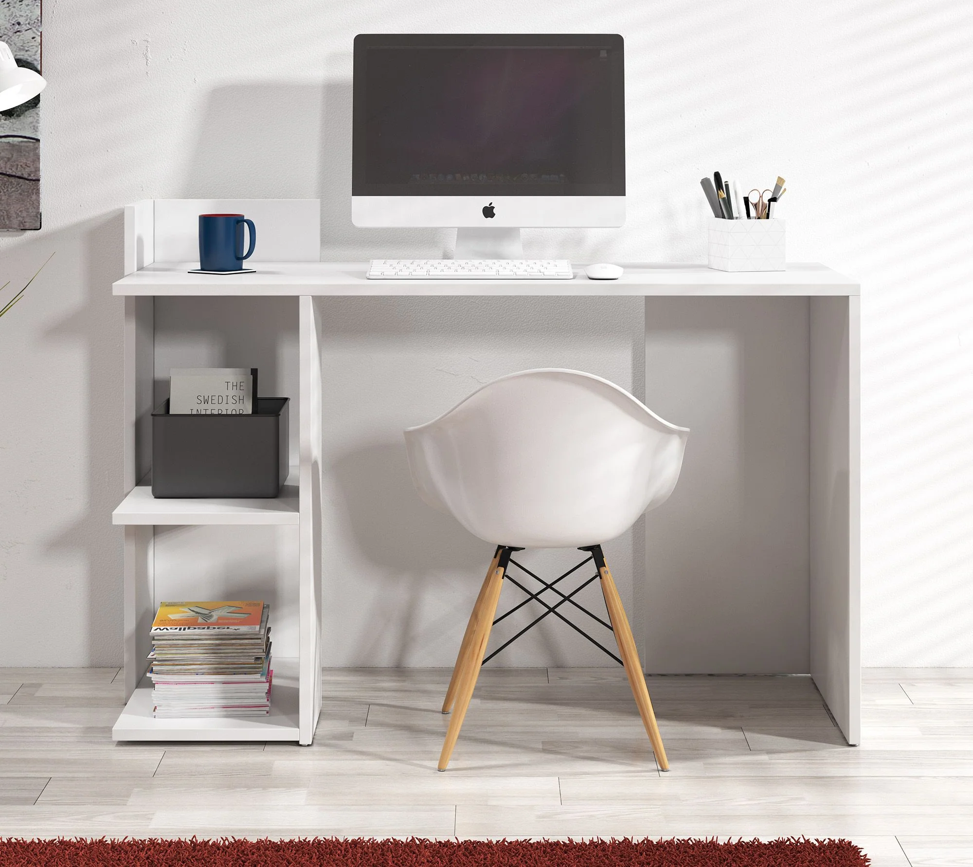 Pierre - Bureau - Wit - 120x52 cm - Image 3