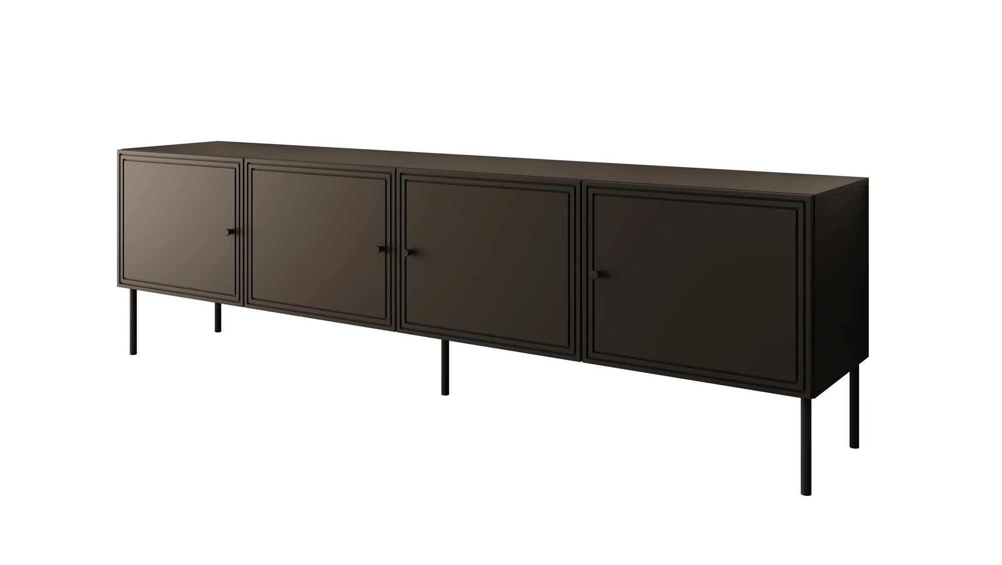 Pierson - TV-Meubel - Zwart - 201 cm - Image 6
