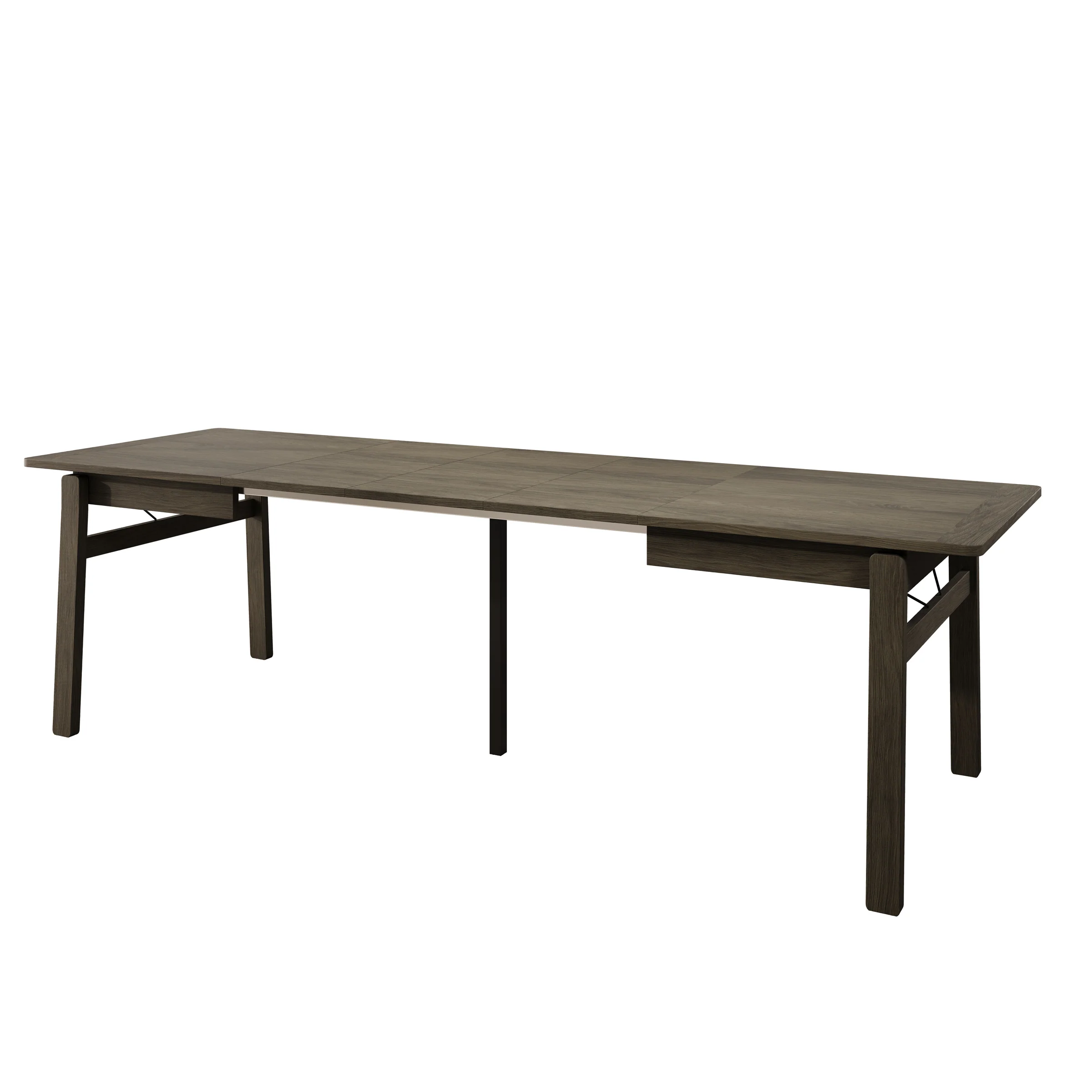 Portino - Eetkamertafel - Donker eiken - 149-269x85x77 cm - Image 11