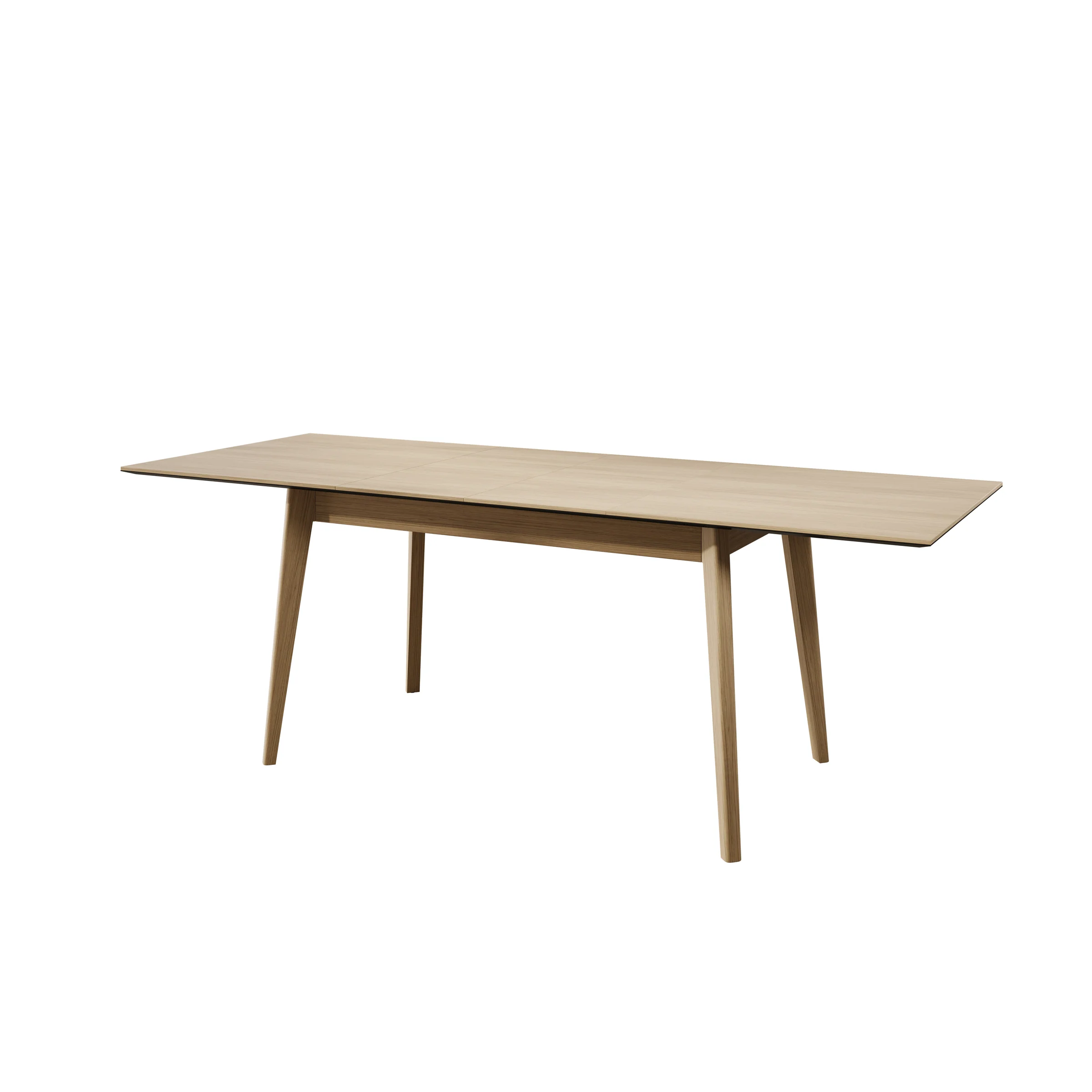 Portino - Eetkamertafel - Licht eiken - 145-220x85x77cm - Image 8