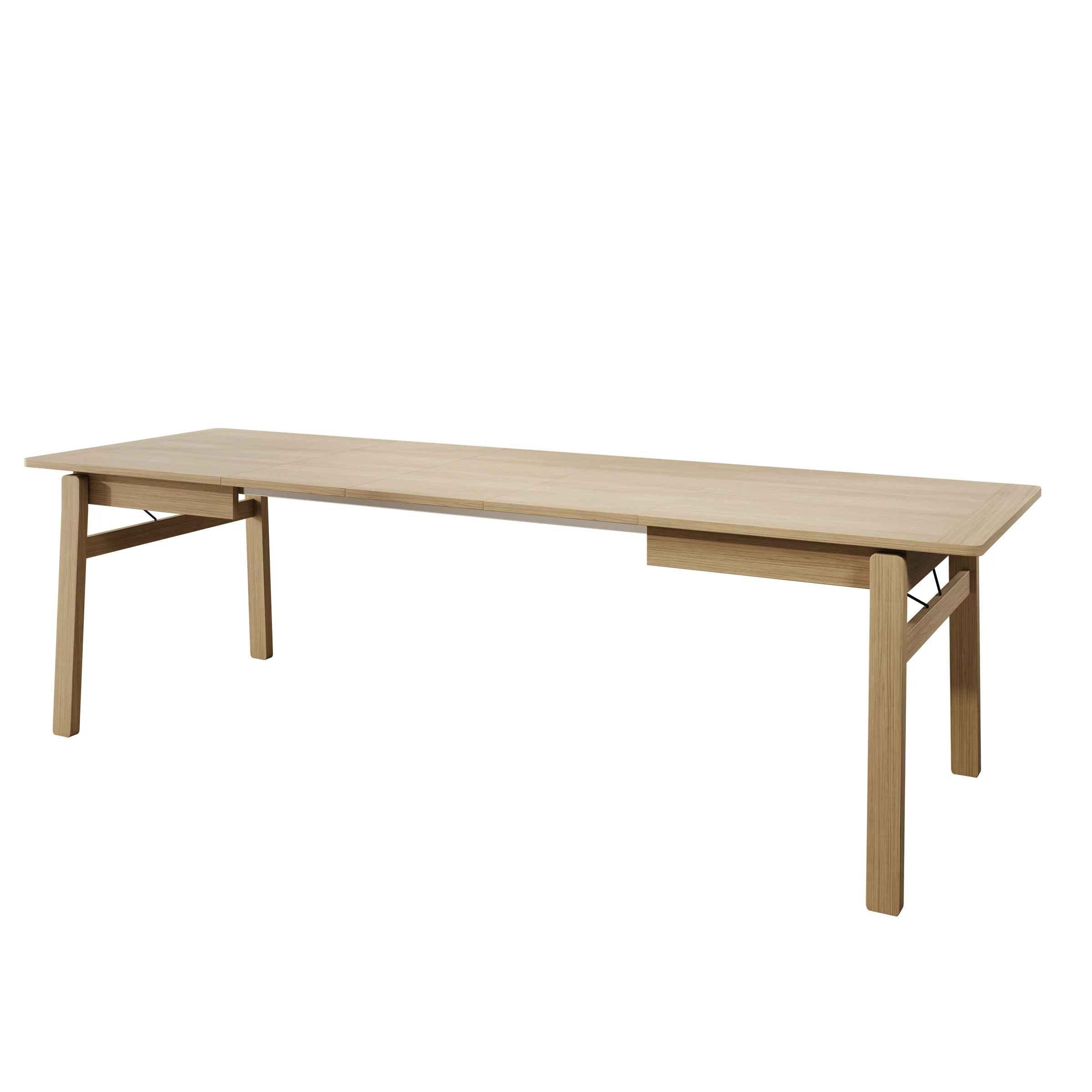 Portino - Eetkamertafel - Licht eiken - 149-269x85x77cm - Image 10