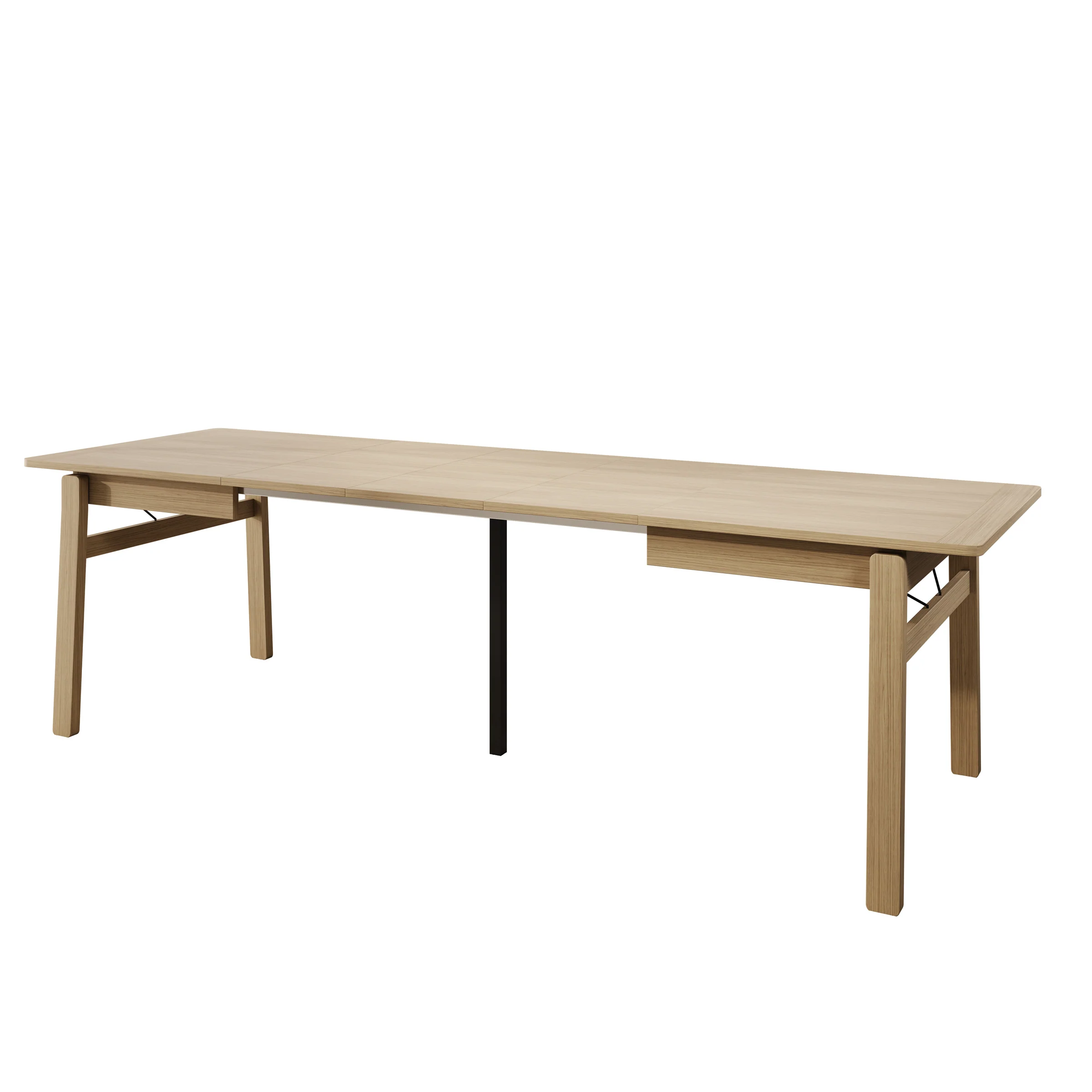 Portino - Eetkamertafel - Licht eiken - 149-269x85x77cm - Image 11