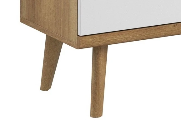 Primavera - Dressoir - Wit/licht eiken - 160x40x83 cm - Image 5