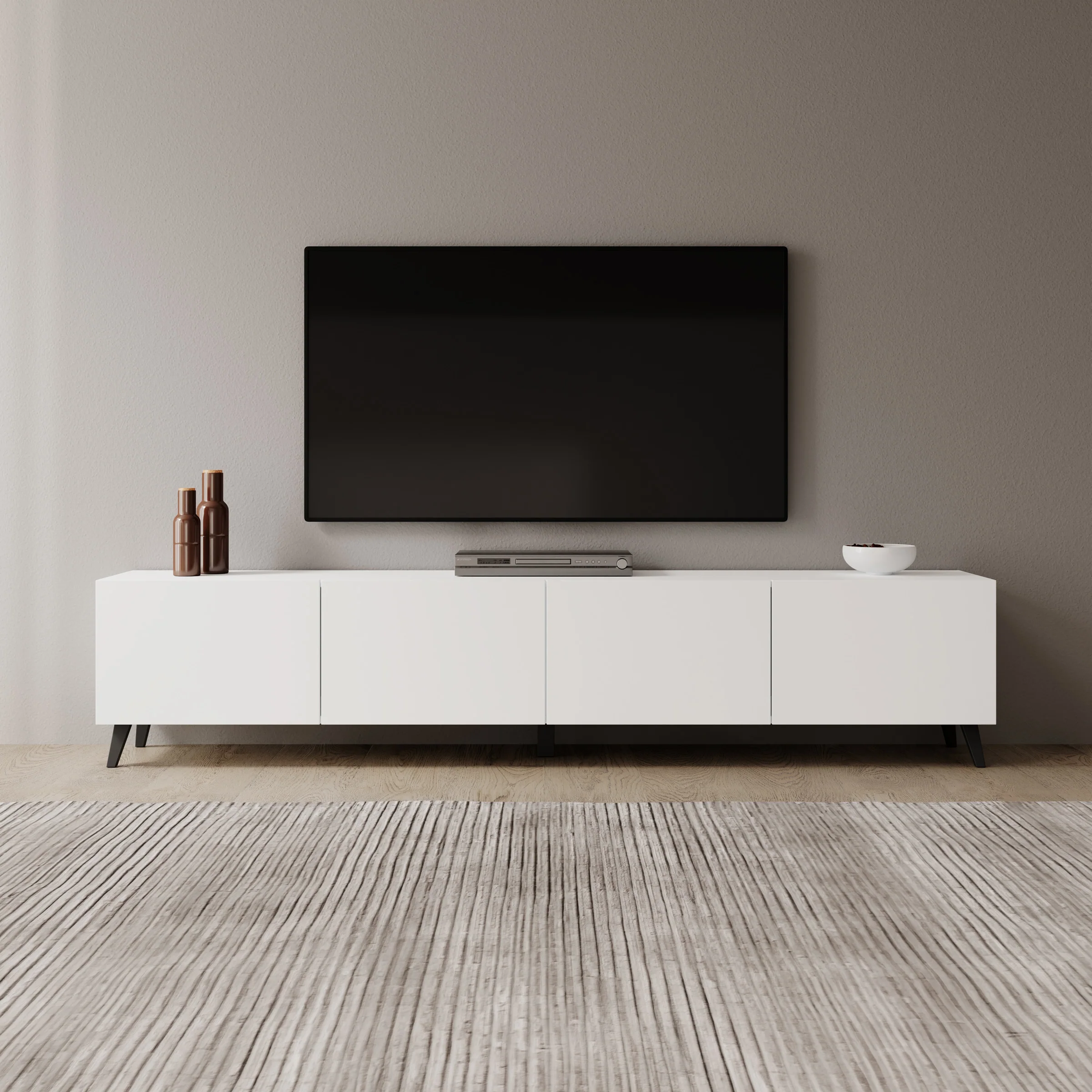 Pulse - TV-Meubel - Wit - 190x33x40 cm - Image 3