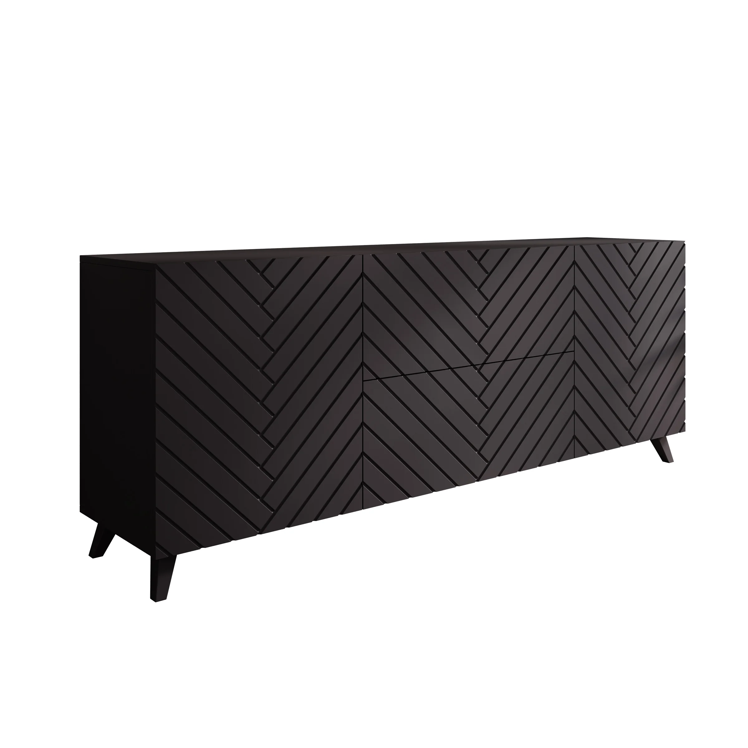 Pulse - TV-Meubel - Zwart - 180x39x69 cm - Image 7