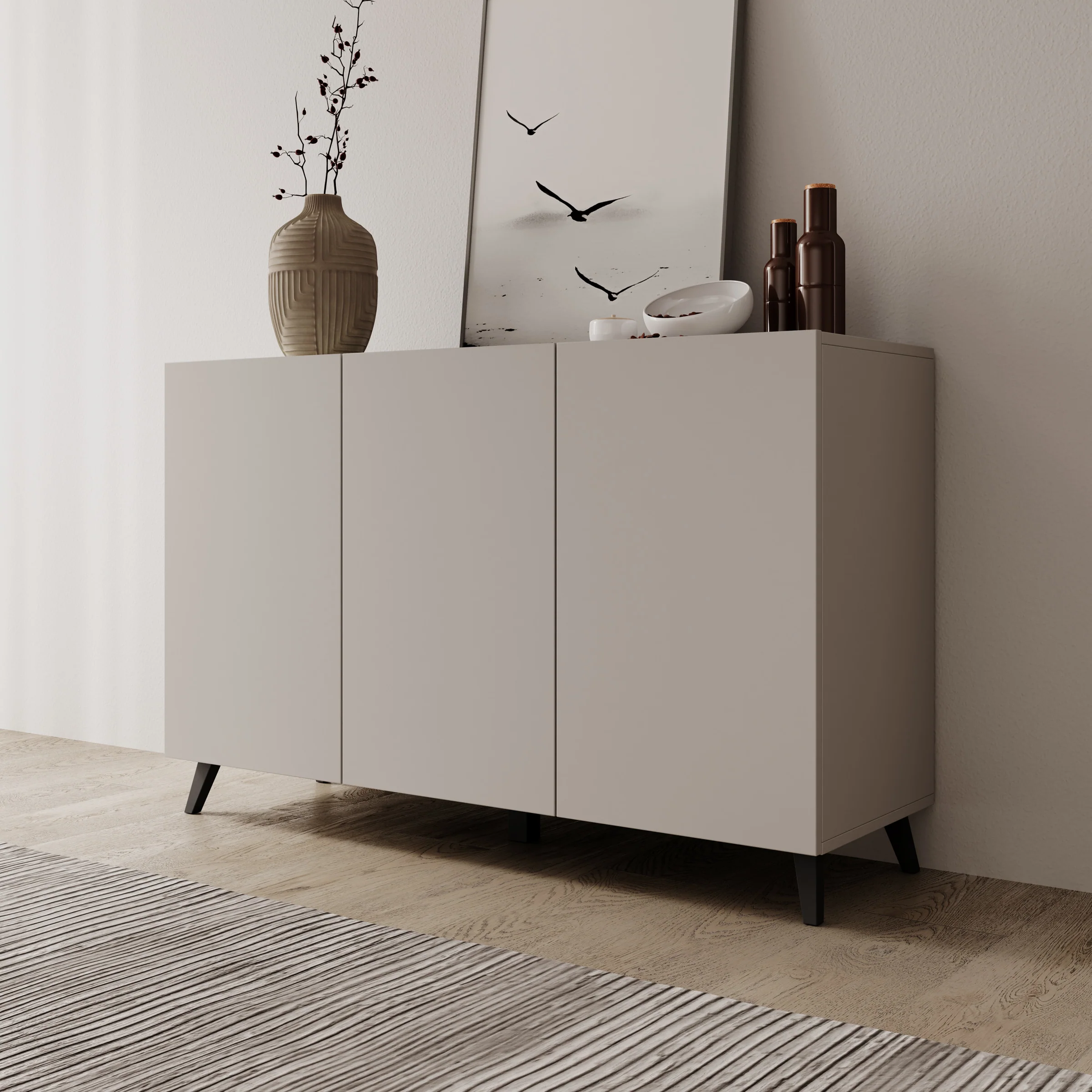 Pulse 3 - Dressoir - Beige - 120x39x76 cm