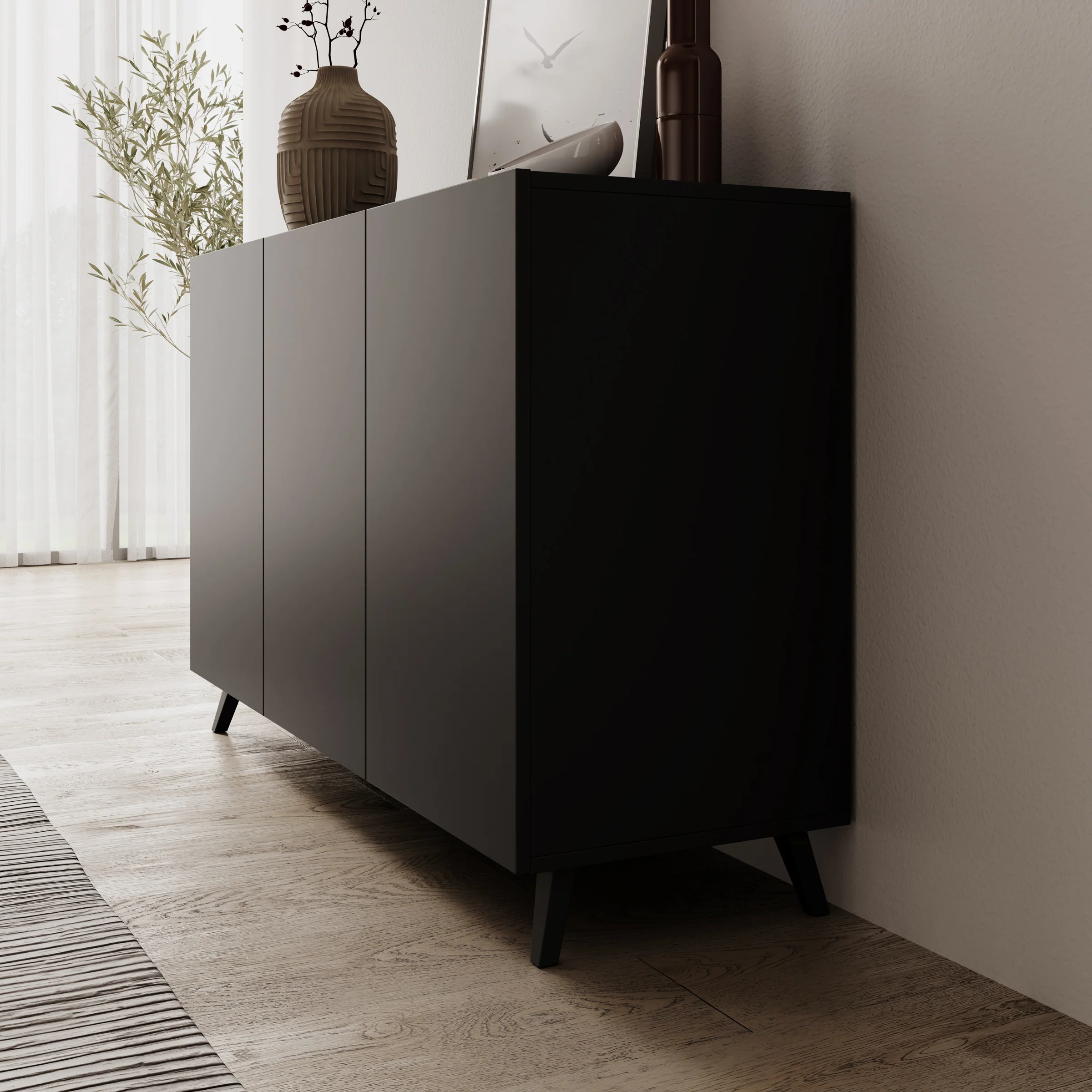 Pulse 3 - Dressoir - Zwart mat - 120x39x76 cm - Image 4