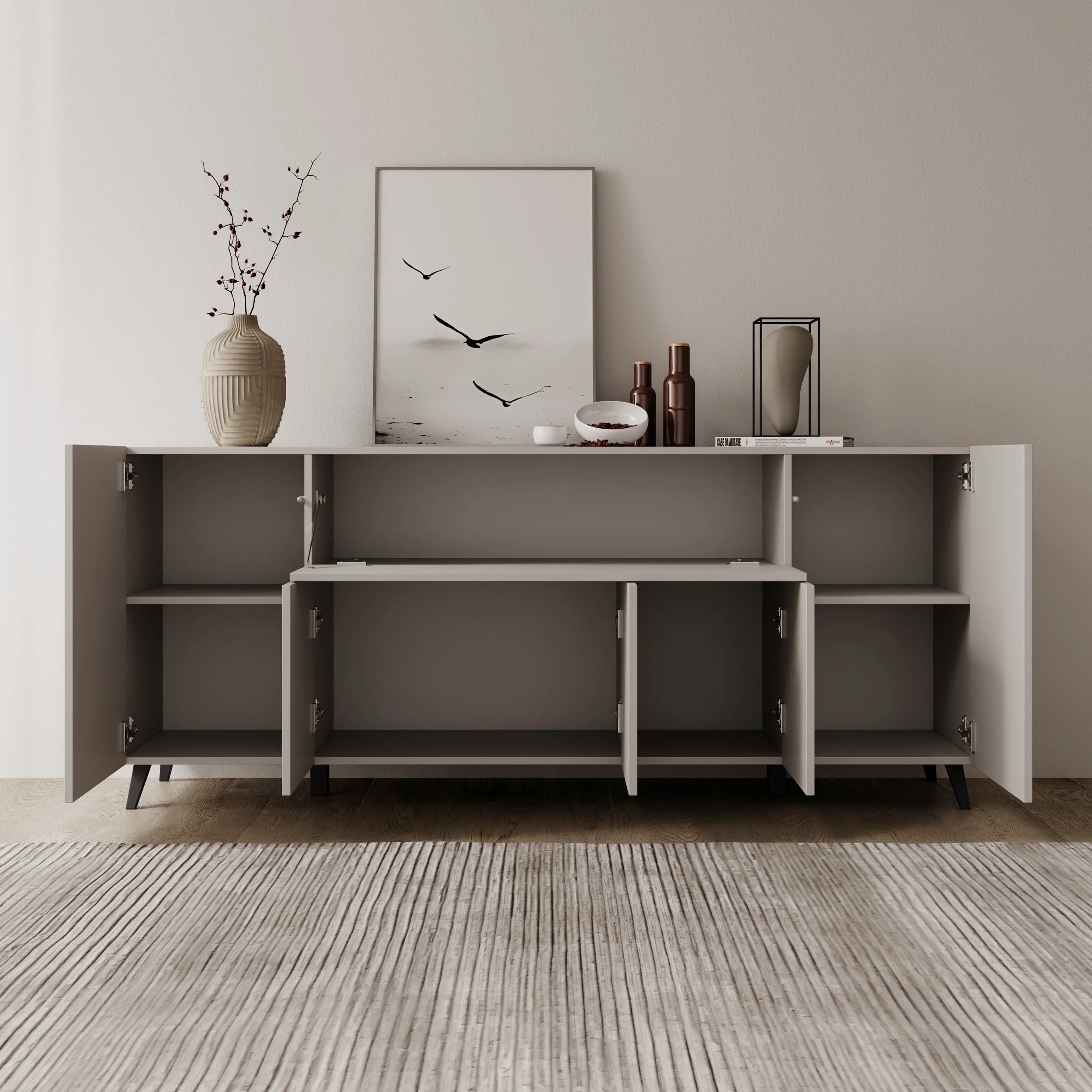 Pulse 4 - Dressoir - Beige - 180x39x76 cm - Image 2
