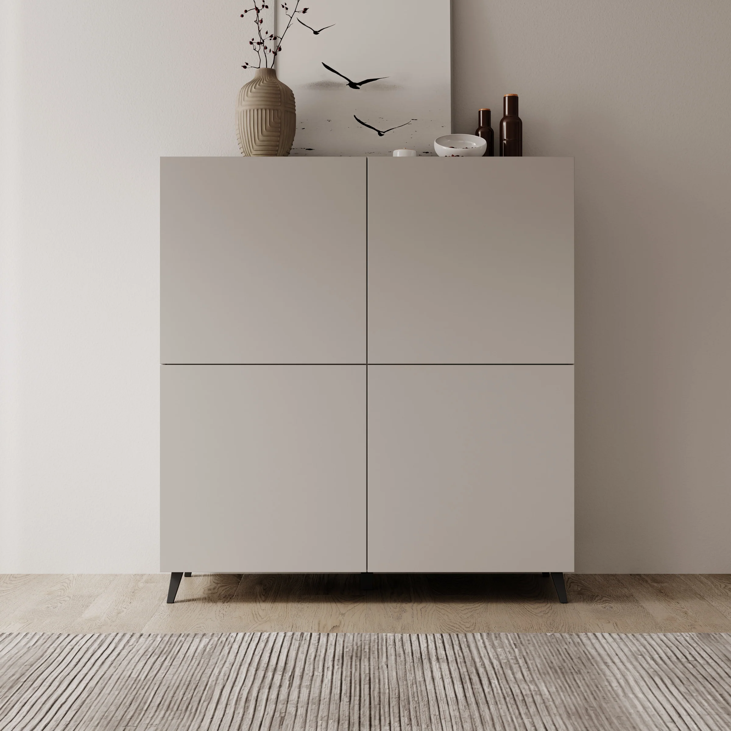 Pulse - Dressoir - Beige - 120x40x130 cm - Image 3