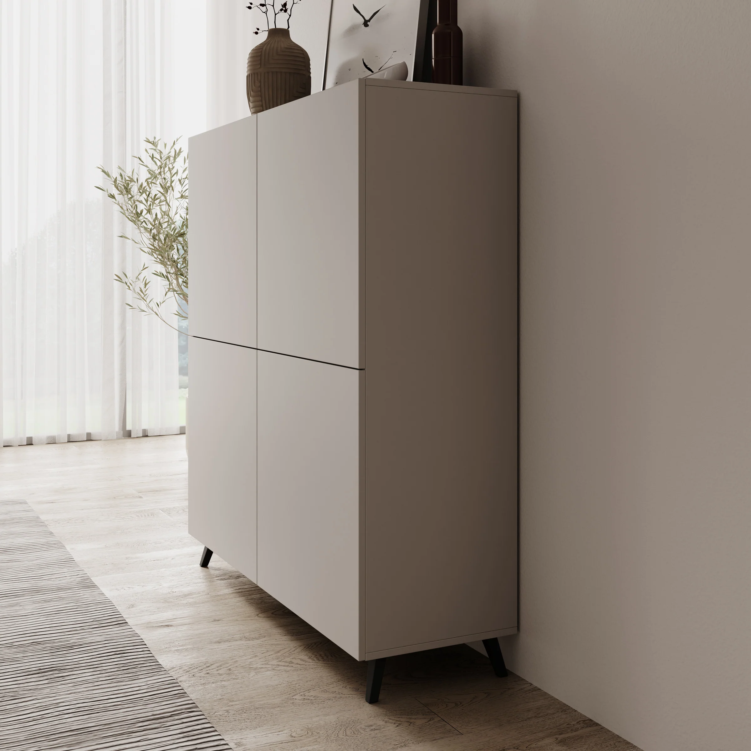 Pulse - Dressoir - Beige - 120x40x130 cm - Image 4