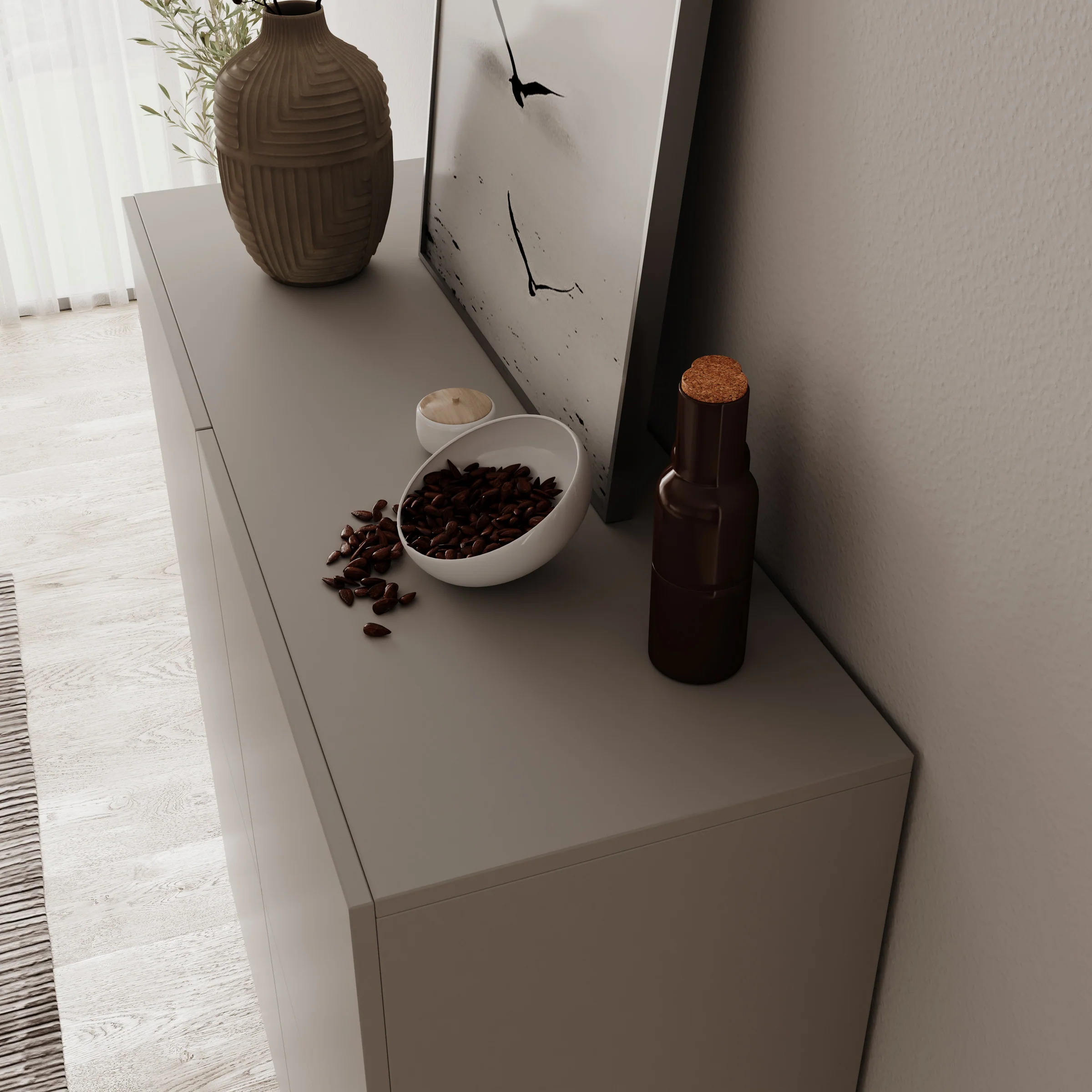 Pulse - Dressoir - Beige - 120x40x130 cm - Image 5