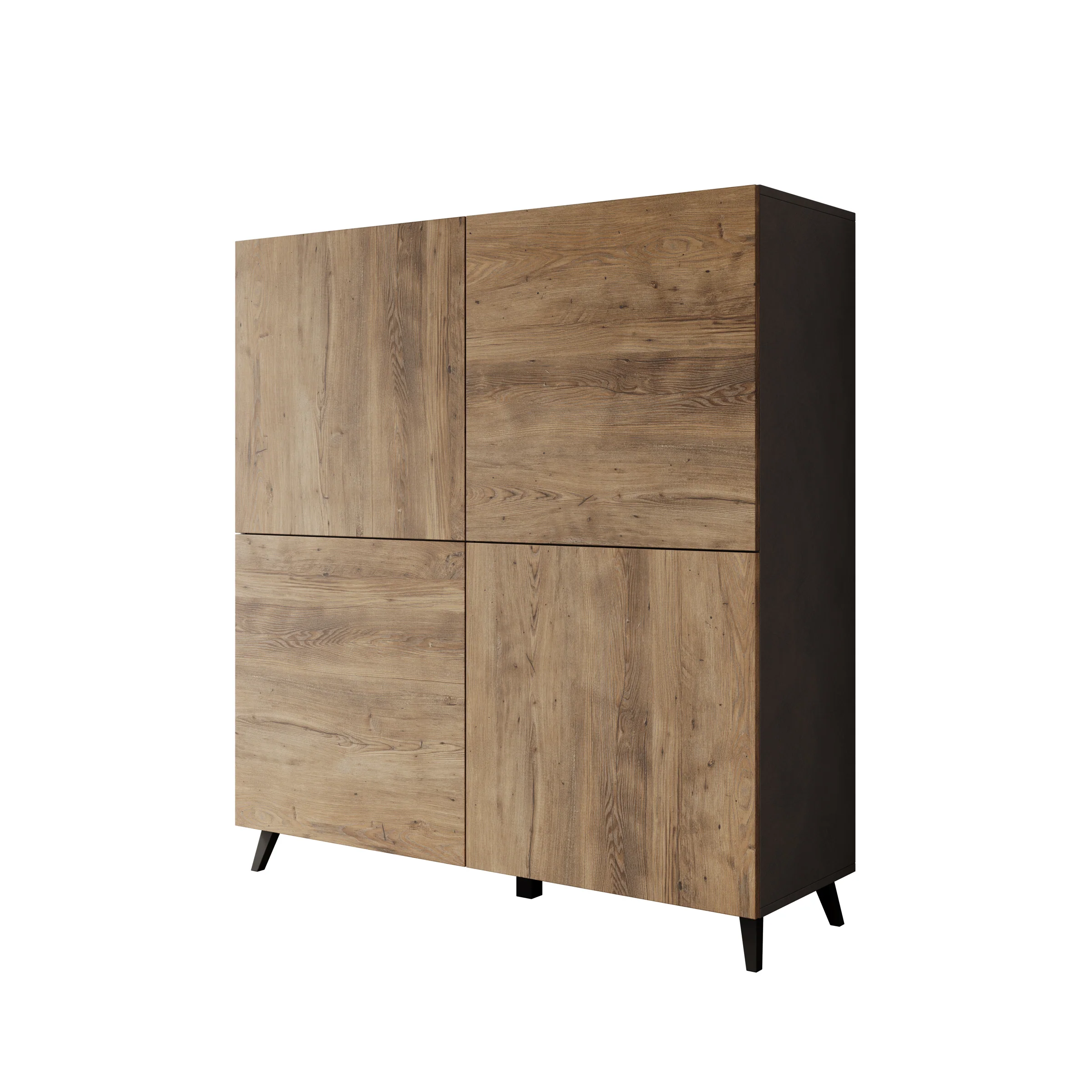 Pulse - Dressoir - Eikenpatroon/Grijs - 120x40x130 cm - Image 7