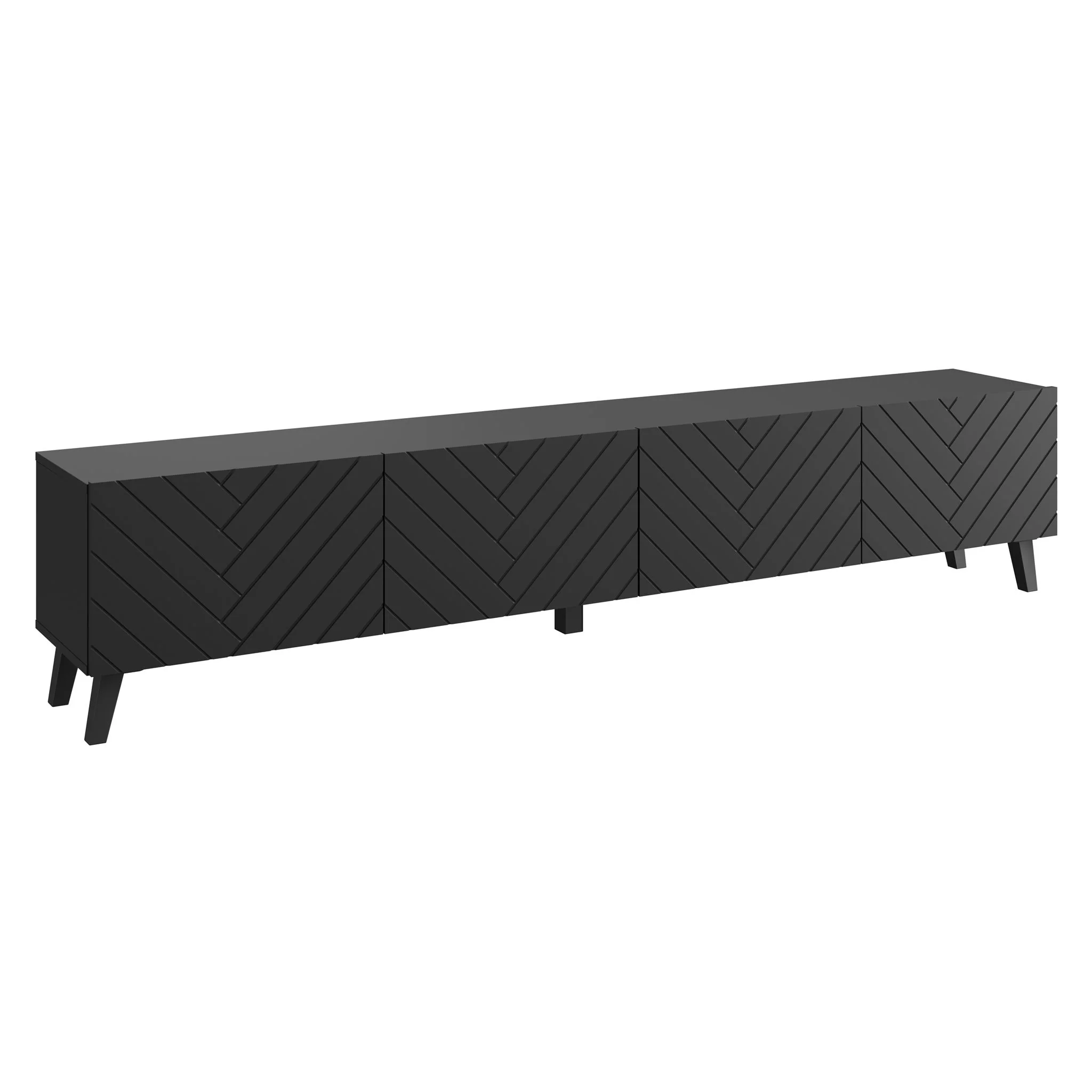 Pulse - TV-Meubel - Zwart - 190x33x40 cm - Image 6