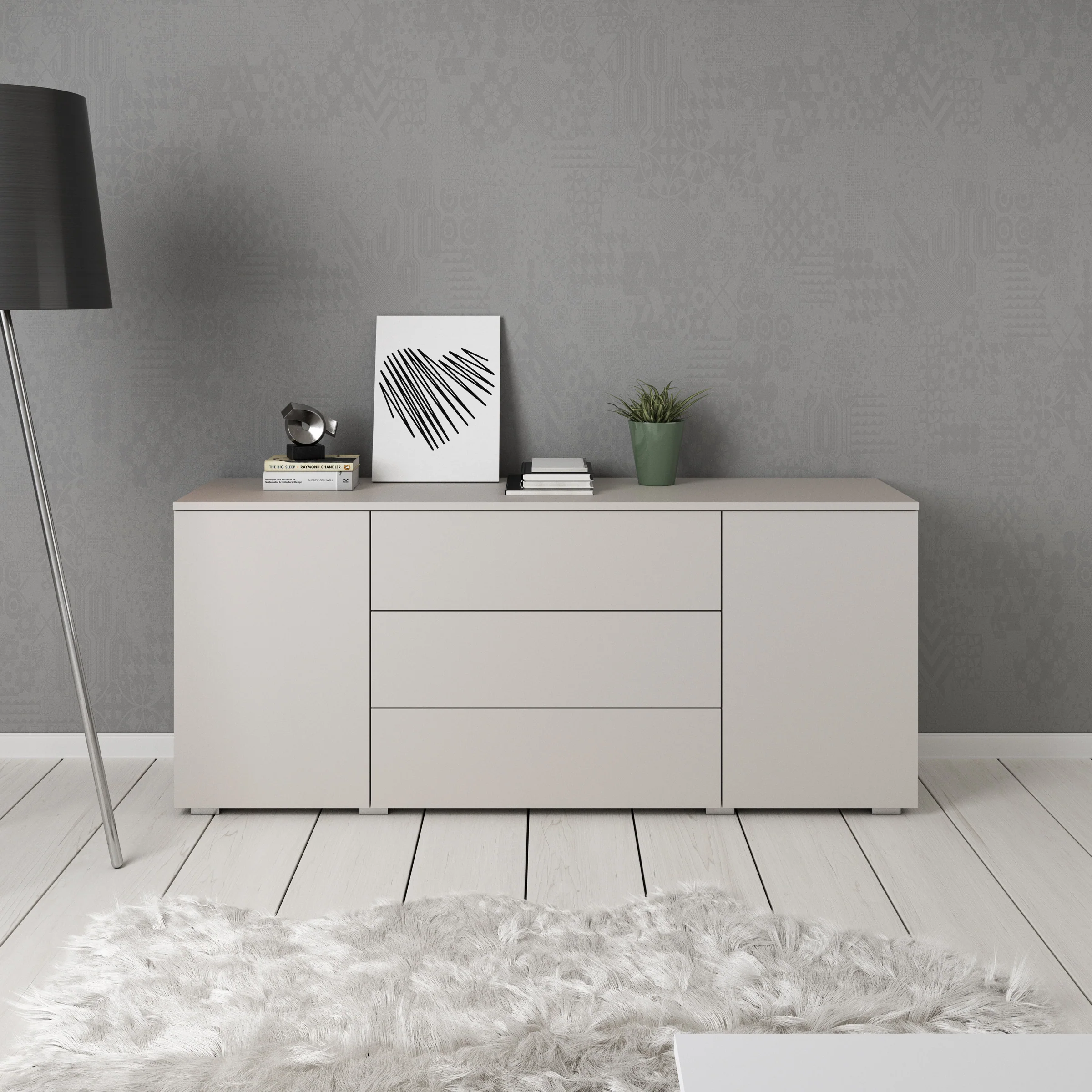 Pure - Dressoir - Beige - 150x39x68 cm - Image 3