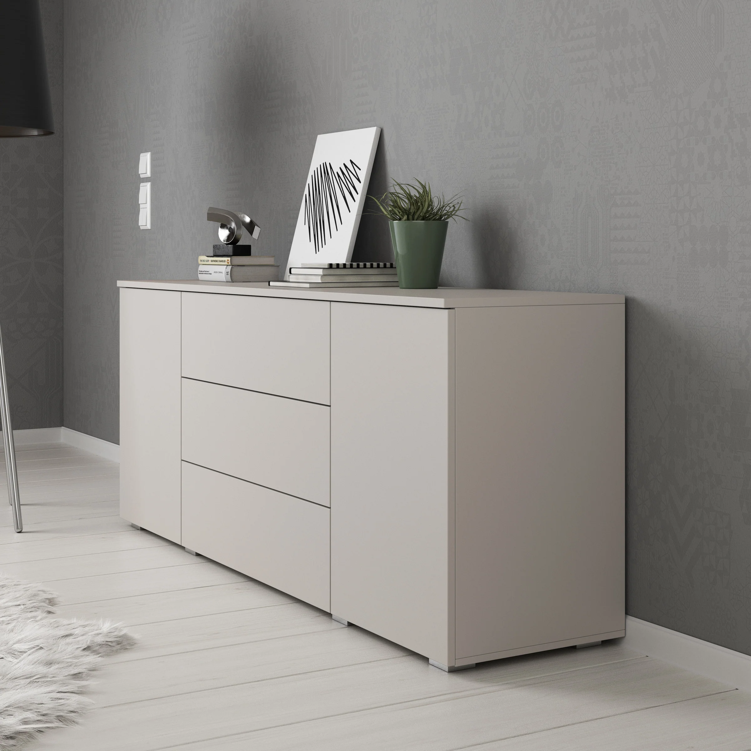 Pure - Dressoir - Beige - 150x39x68 cm - Image 4