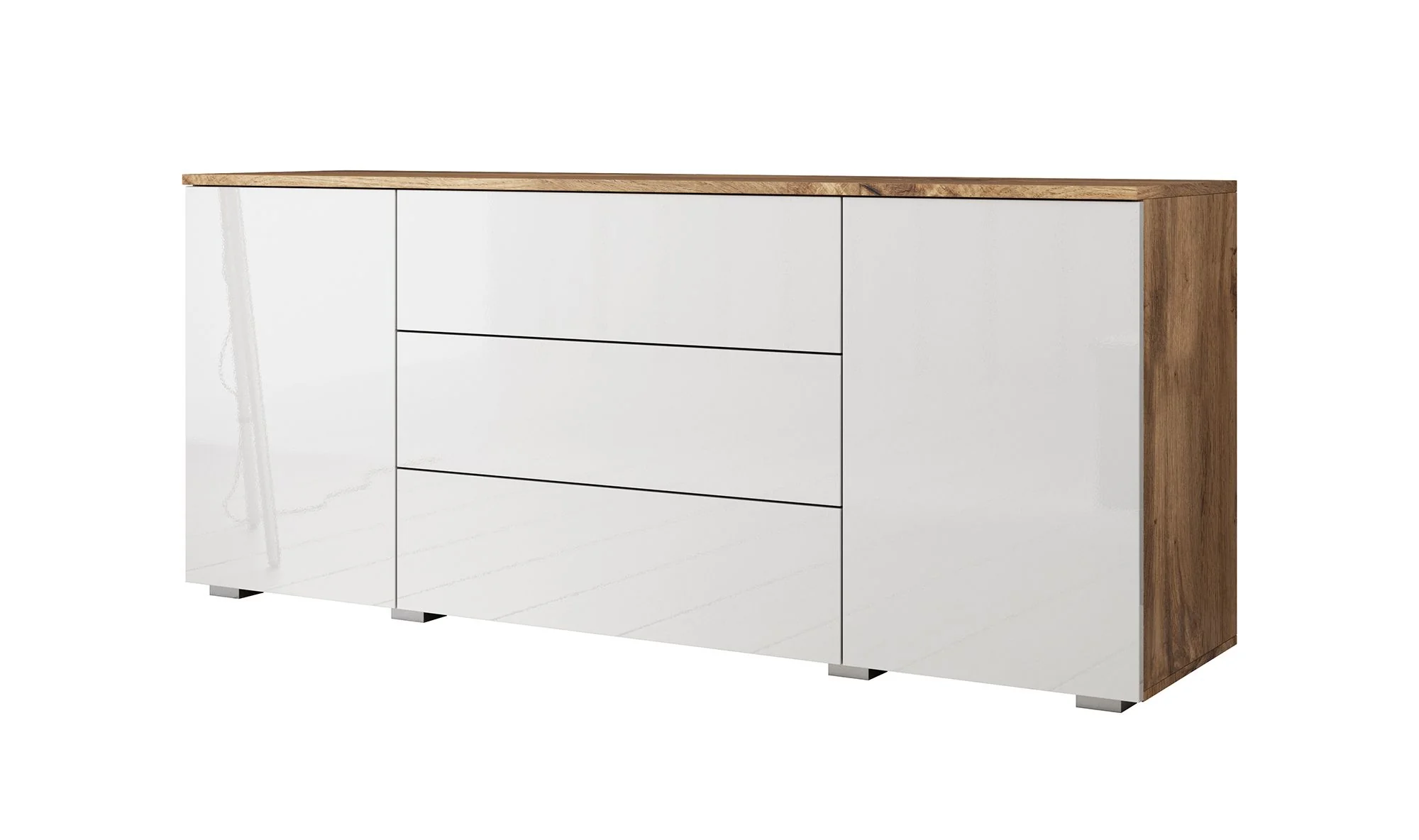 Pure - Dressoir - Wit/eiken - 150x39x68 cm - Image 6