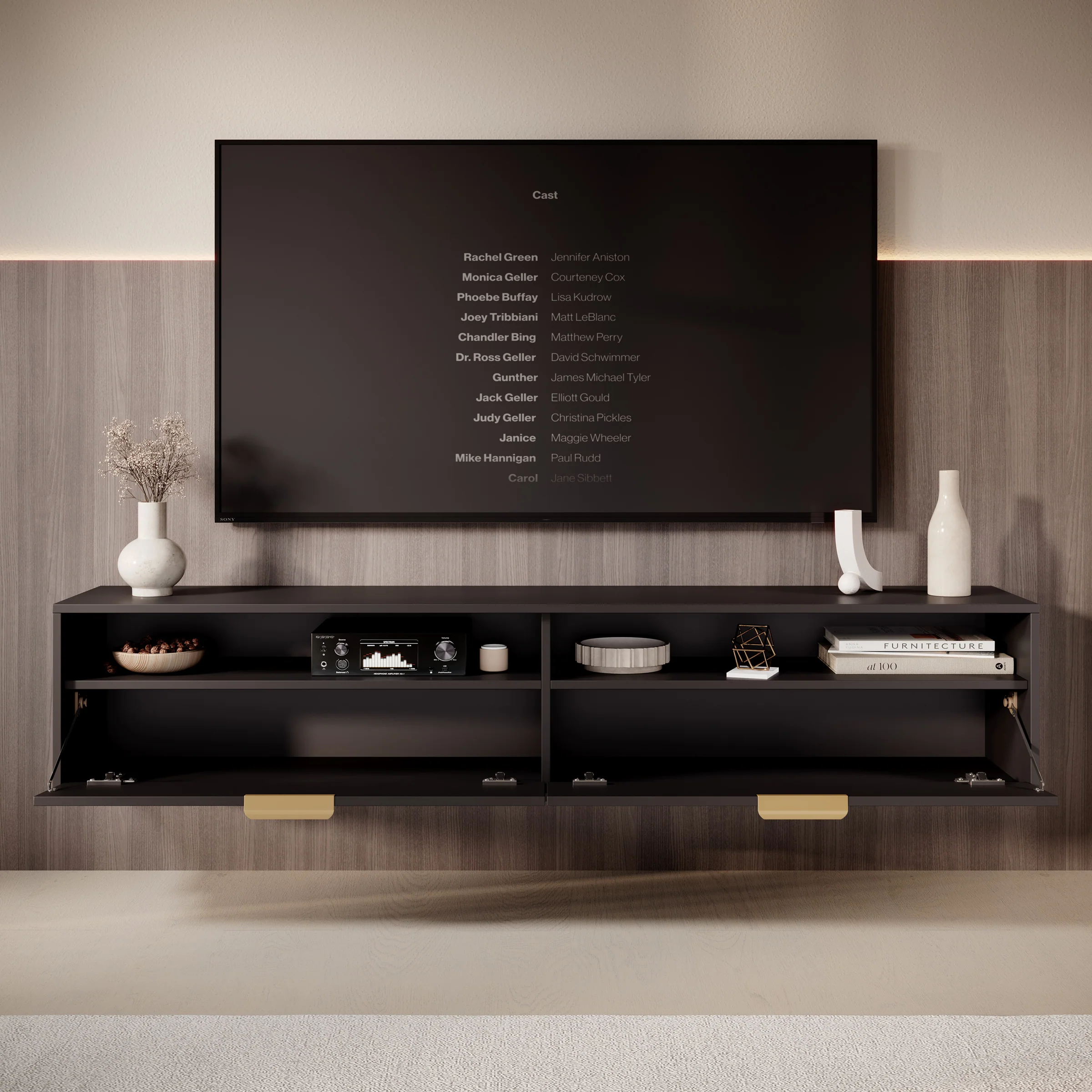 Qipp - TV-Meubel - Zwart - Image 2
