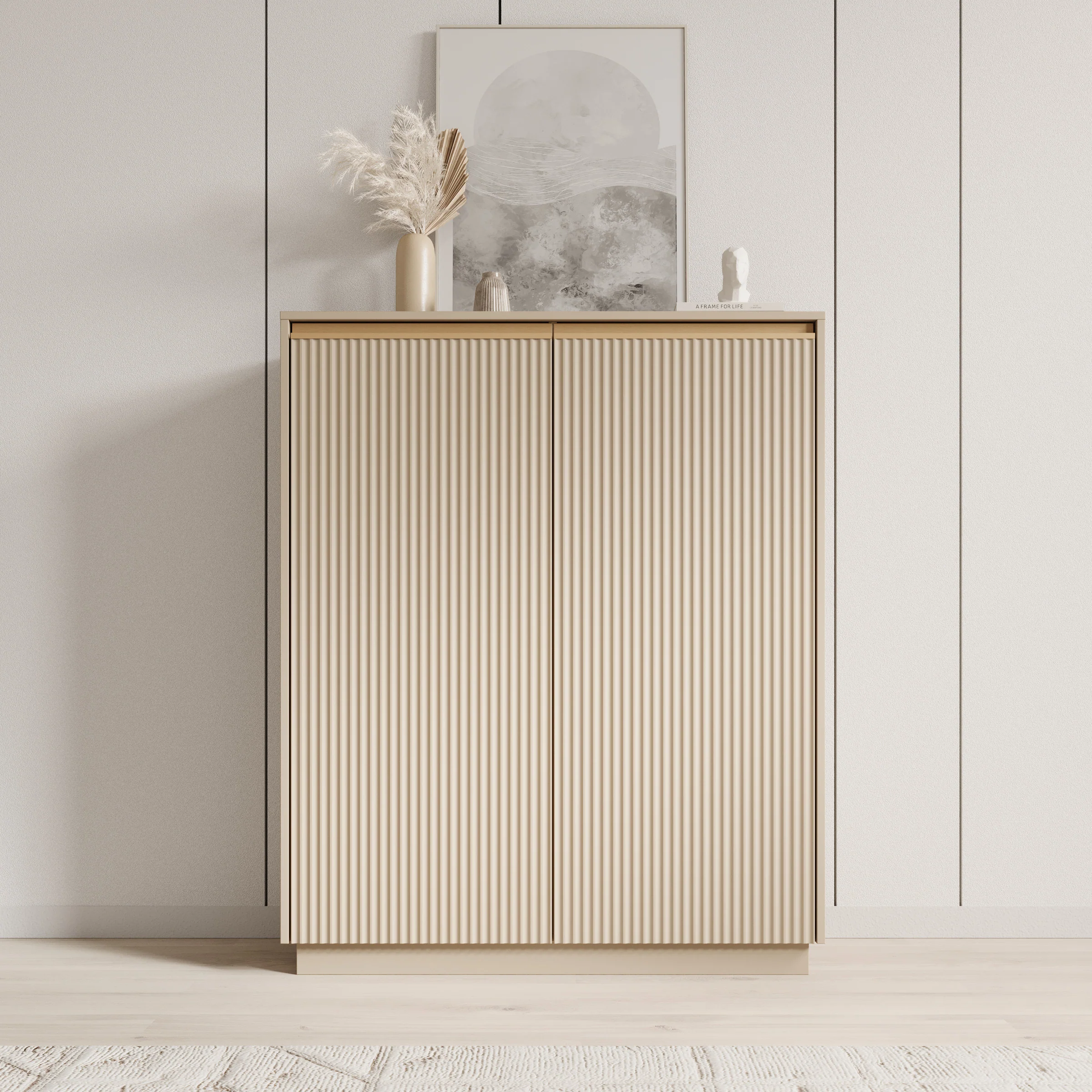 Remy 2 - Dressoir - Beige - 104x39x127 cm - Image 3