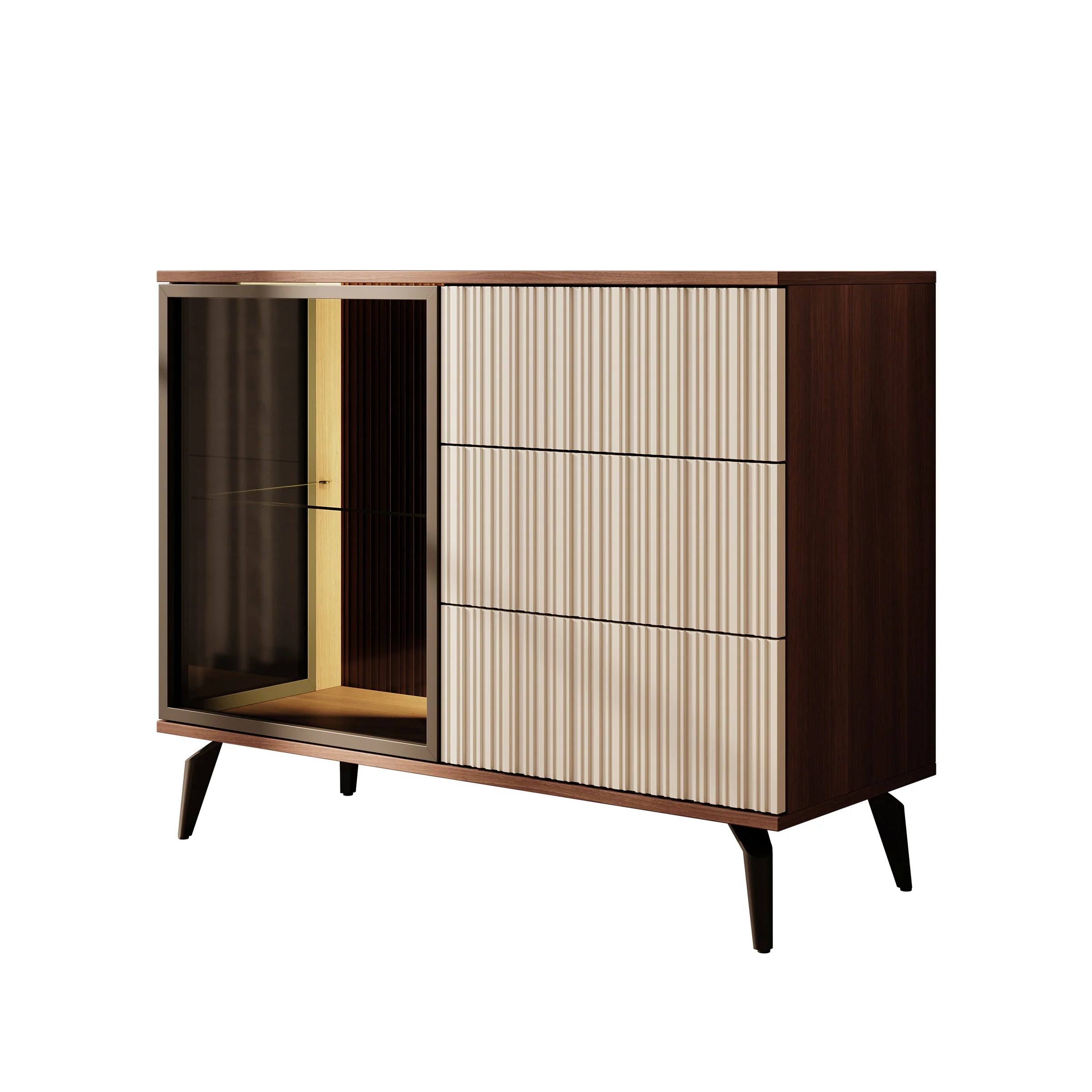 Riverhead - Dressoir - Beige/Eiken - 103x39x80 cm - Image 6