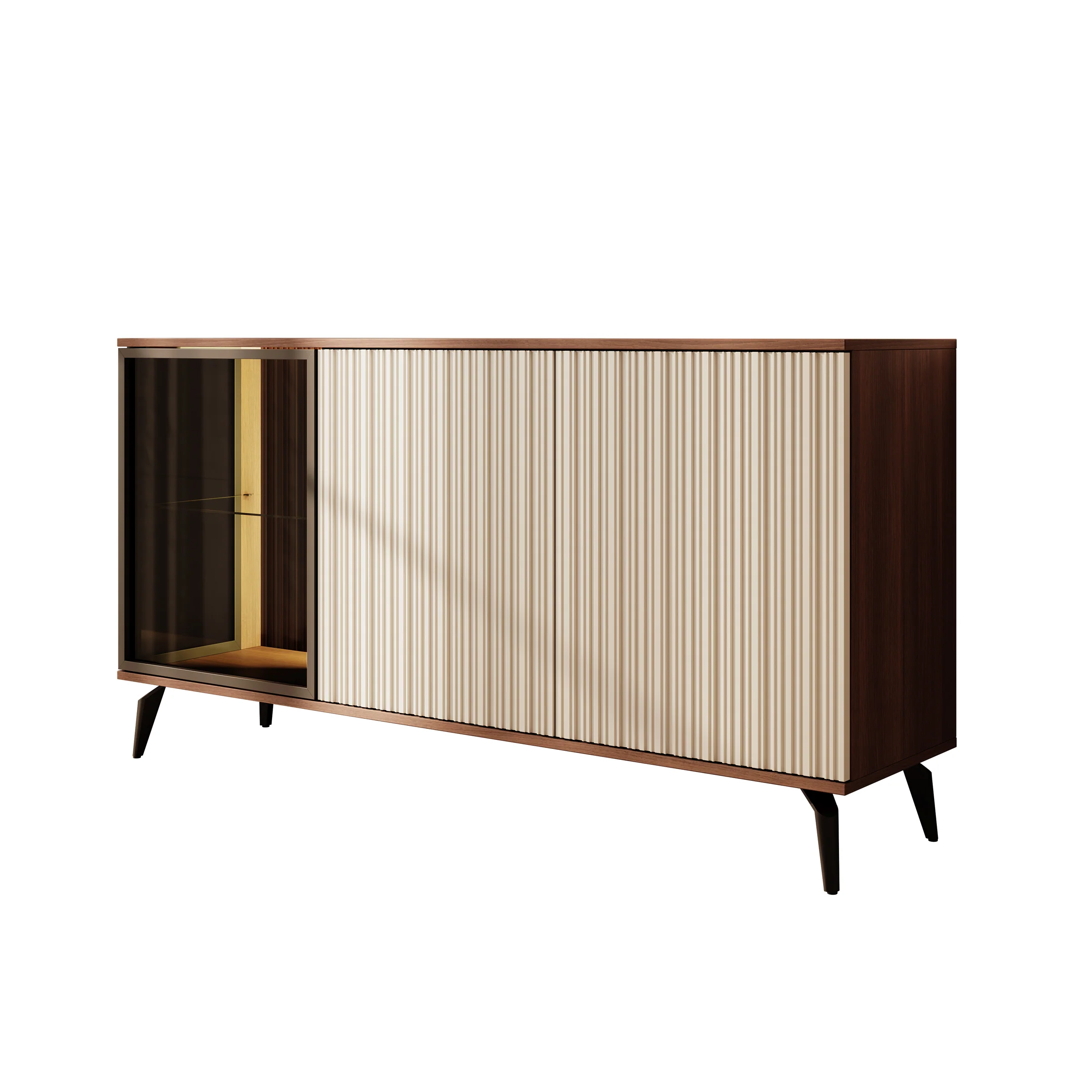 Riverhead - Dressoir - Beige/Eiken - 154x39x80 cm - Image 6
