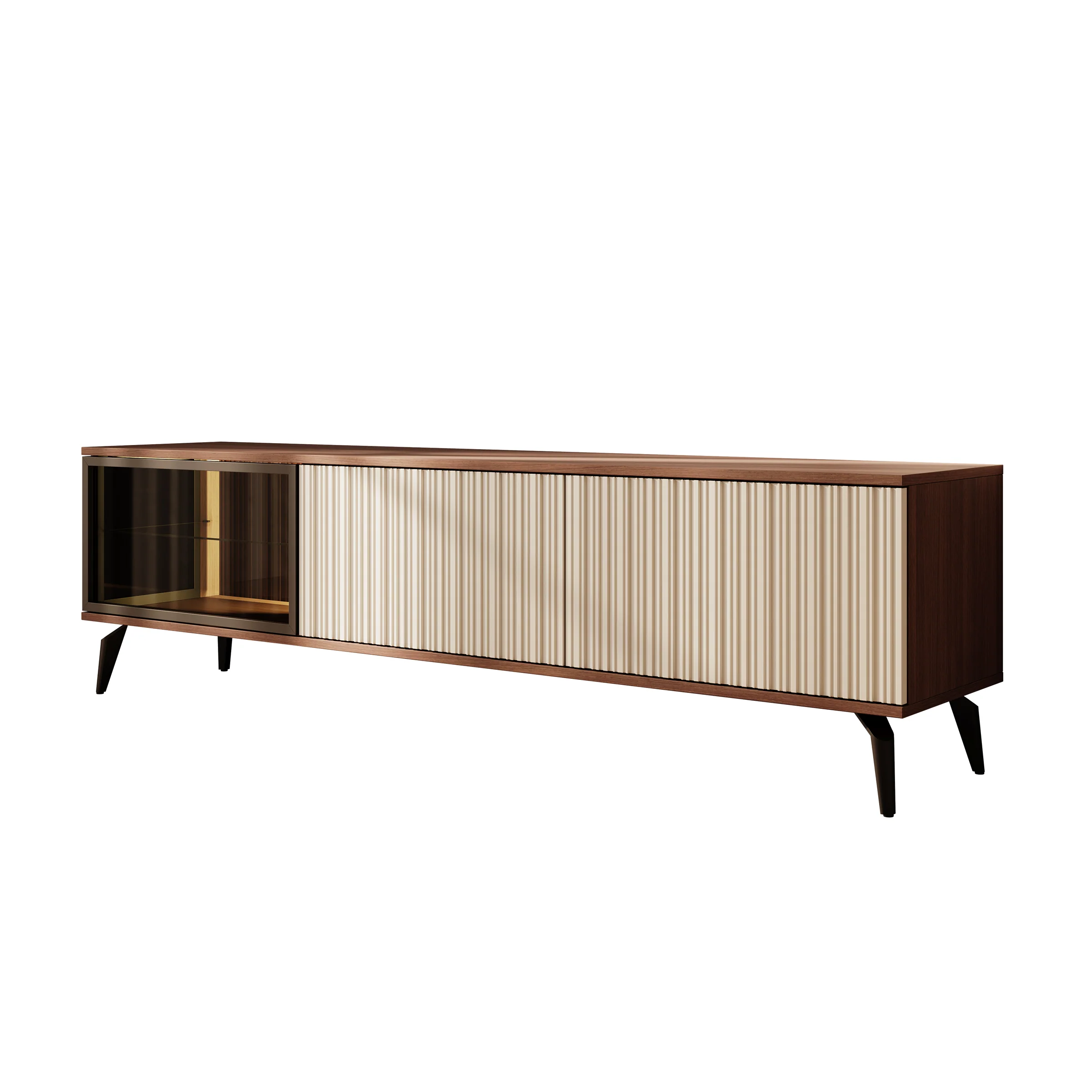 Riverhead - TV-Meubel - Beige/Eiken - 180x39x50 cm - Image 6
