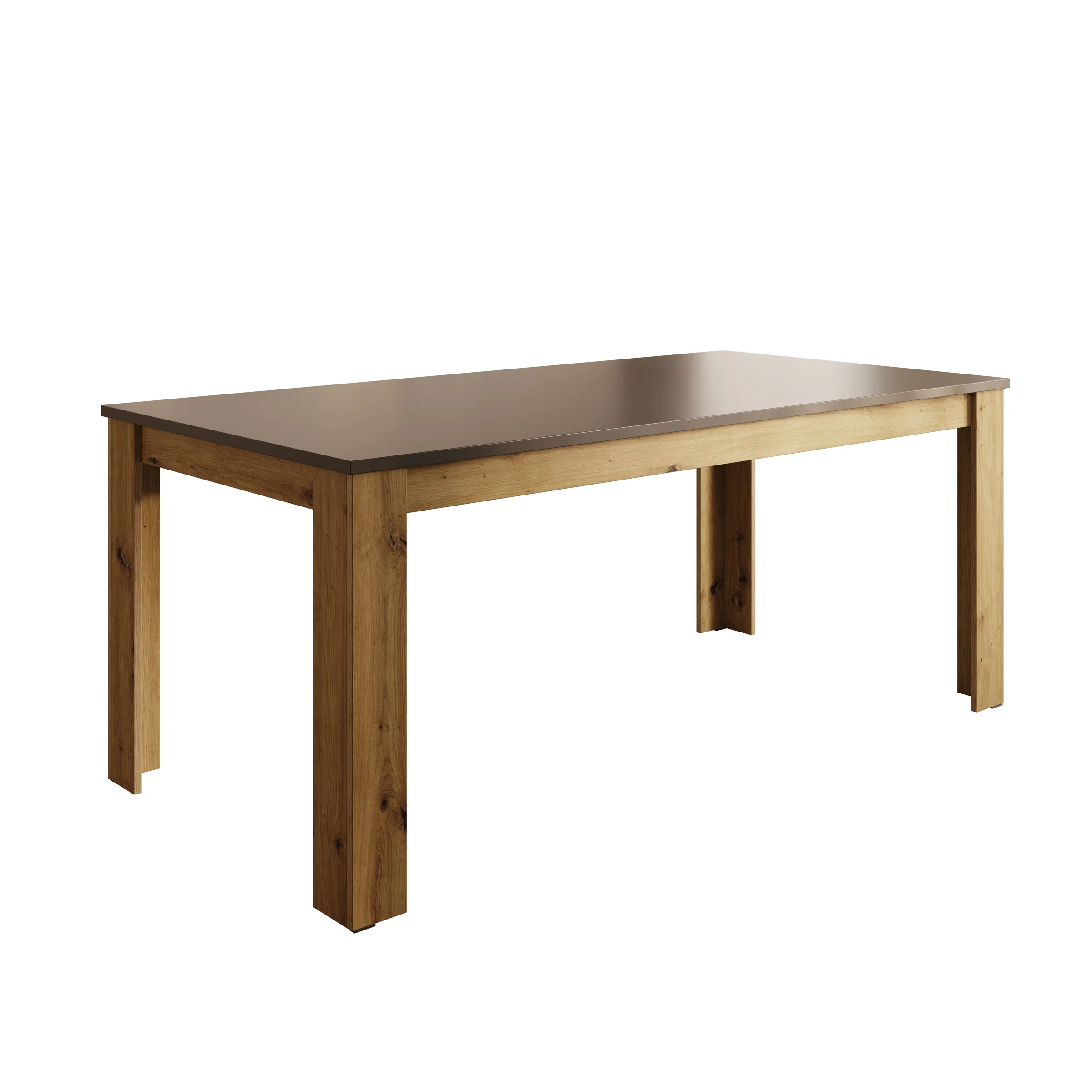 Rogan - Eetkamertafel - Zwart - 180x90x75 cm - Image 5