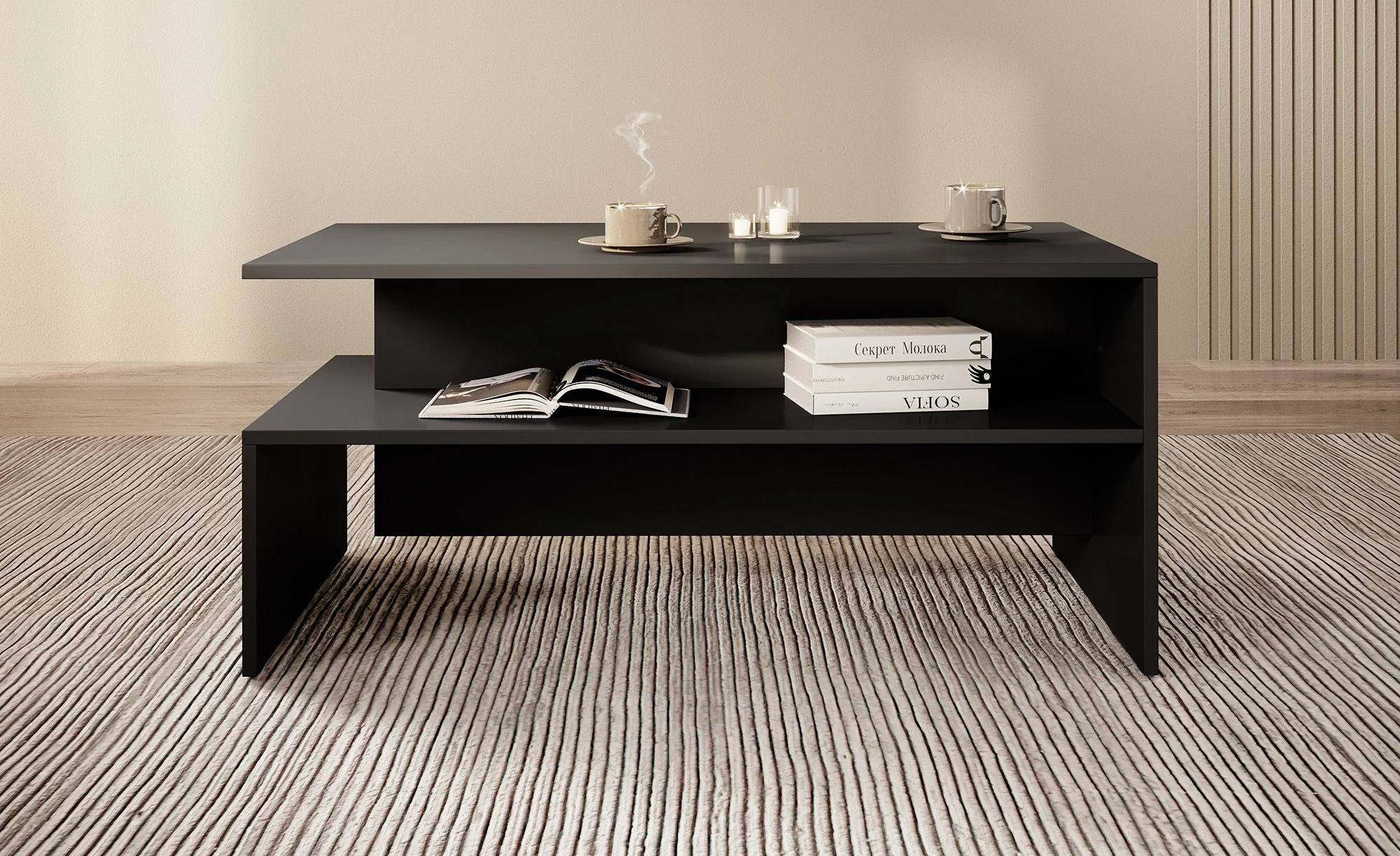 Antrix - Salontafel - Zwart - Image 2