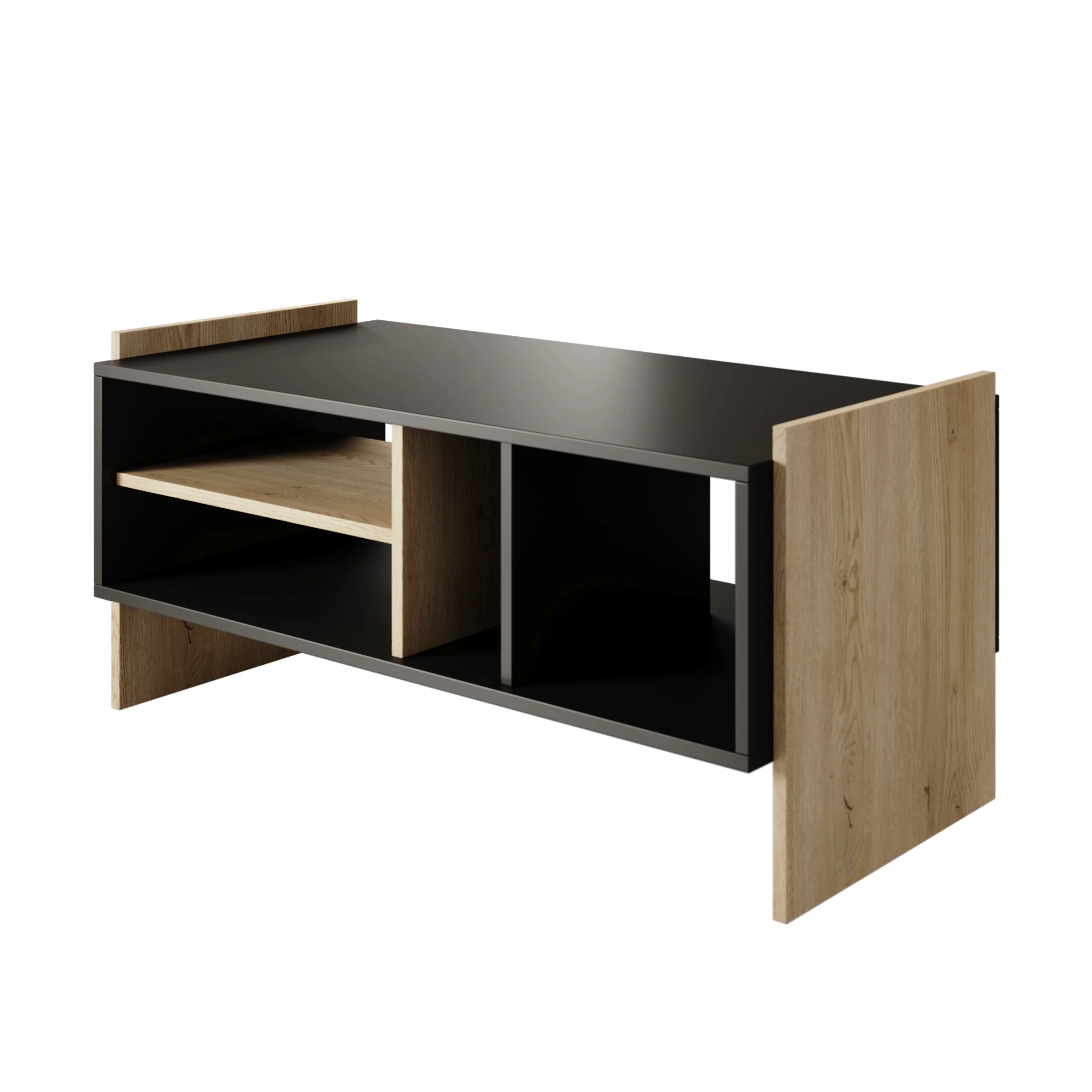 Benz - Salontafel - Zwart - 100x50x47 cm - Image 4